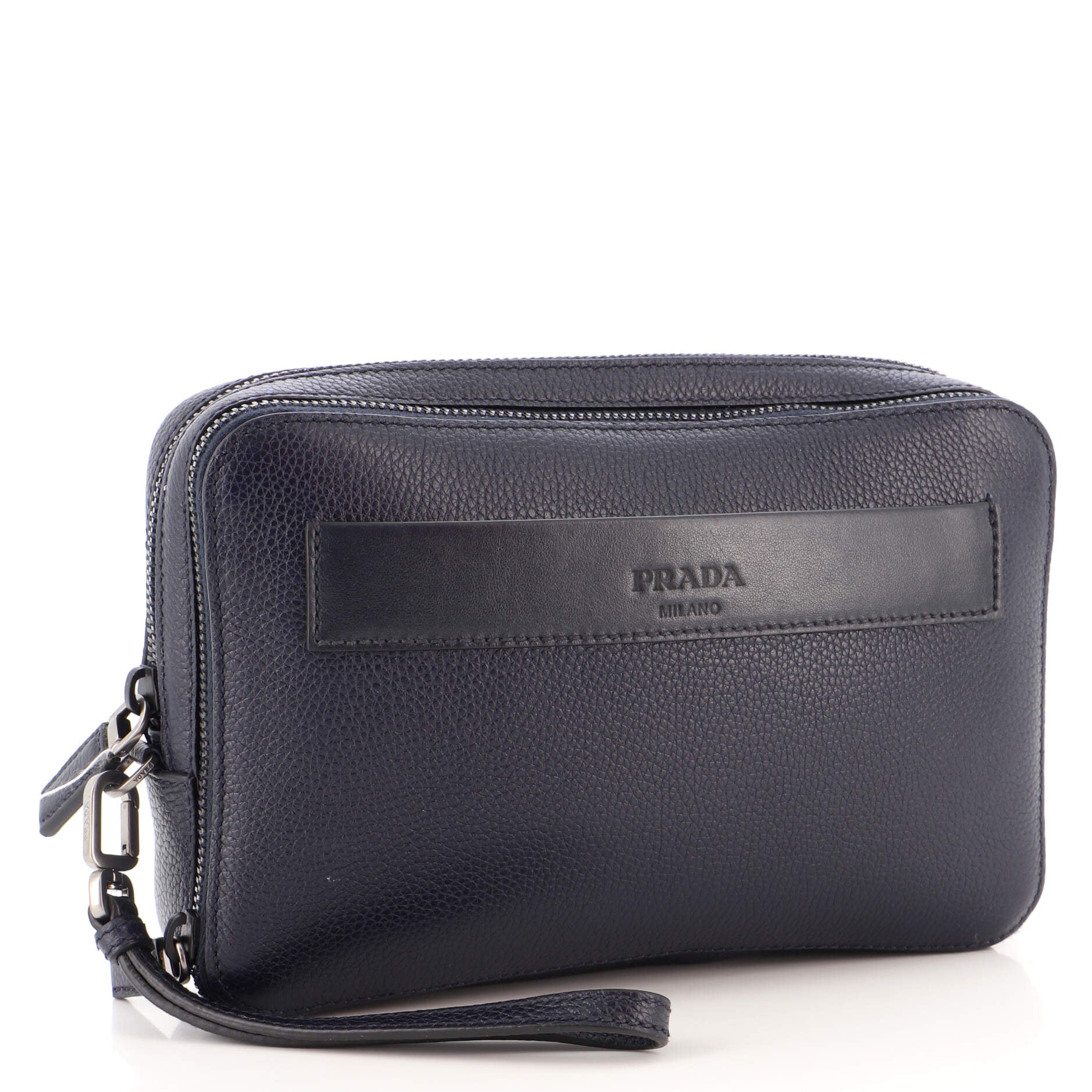 Prada Recycled Nylon Pouch Clutch Bag - Bergdorf Goodman