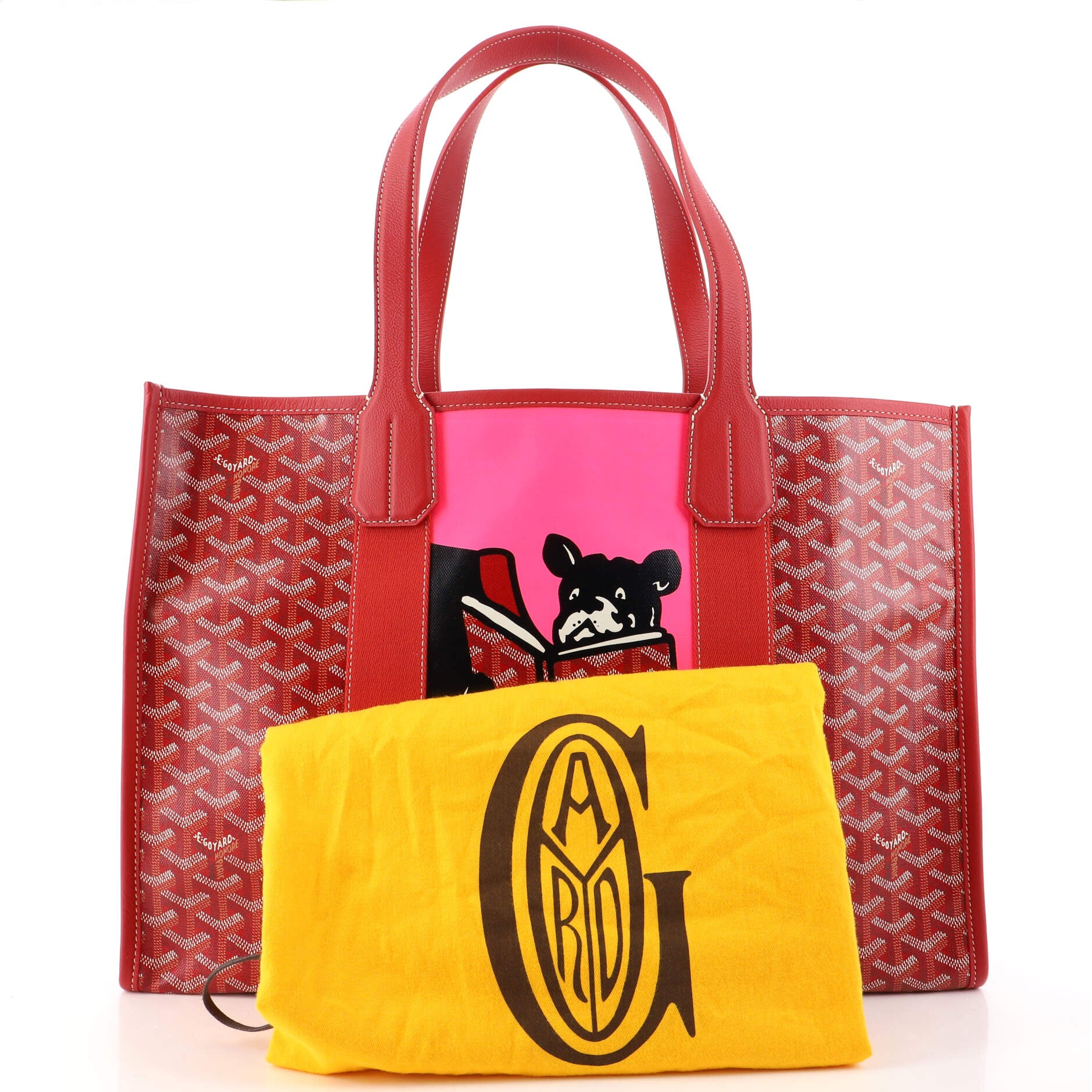 Goyard, Bags, Brand New Goyard Villette Red Tote