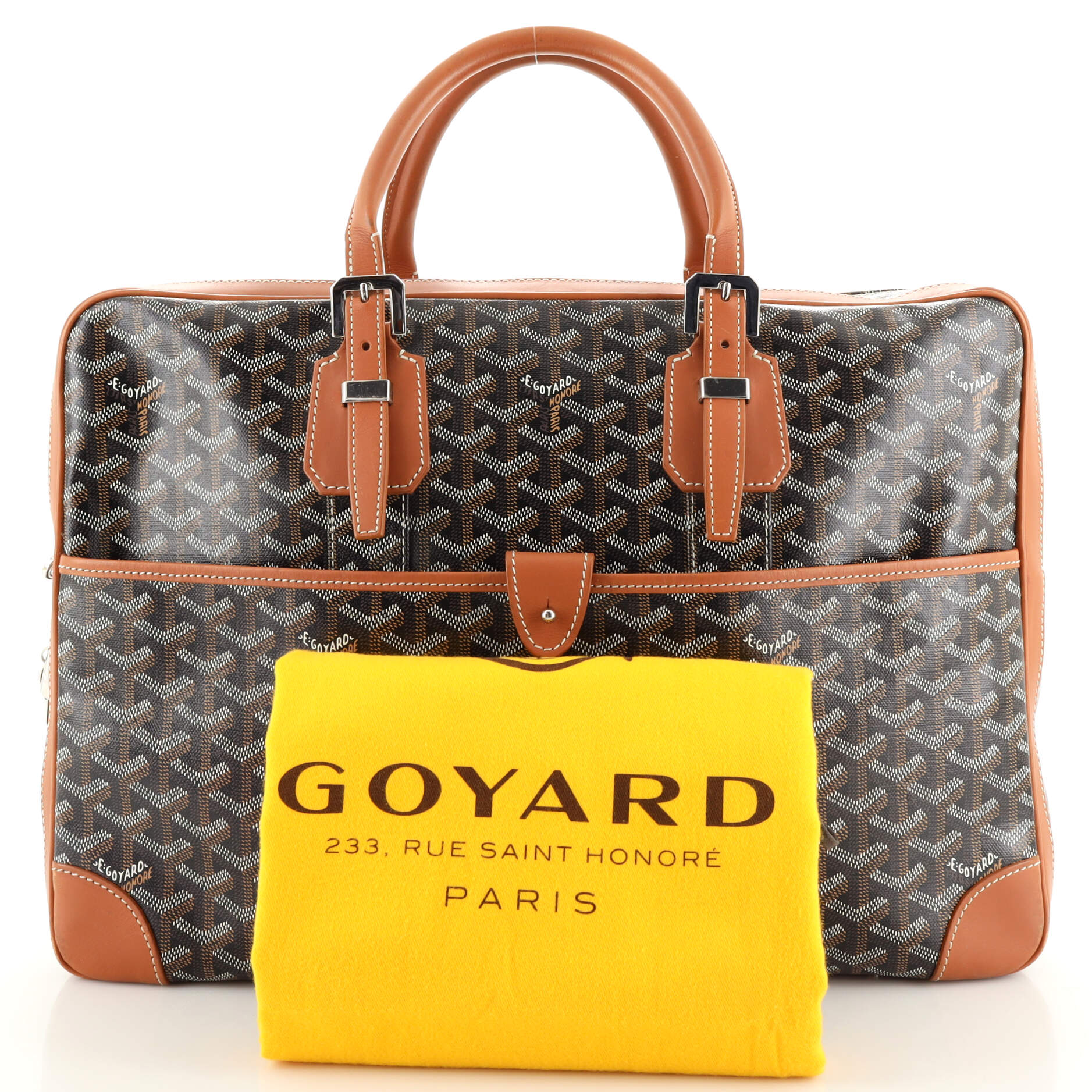 Goyard Black Ambassade Top Handle Bag
