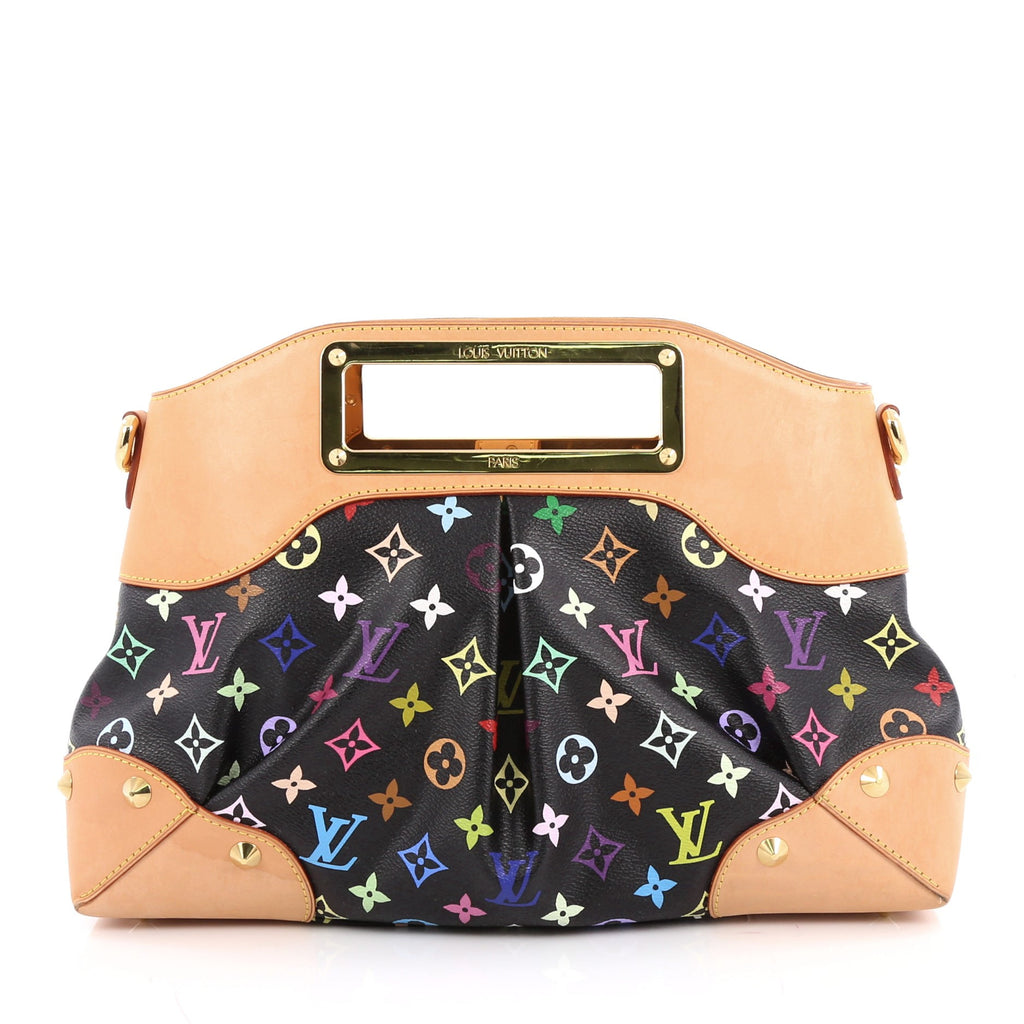 Buy Louis Vuitton Judy Handbag Monogram Multicolor MM Black 1941603 – Trendlee