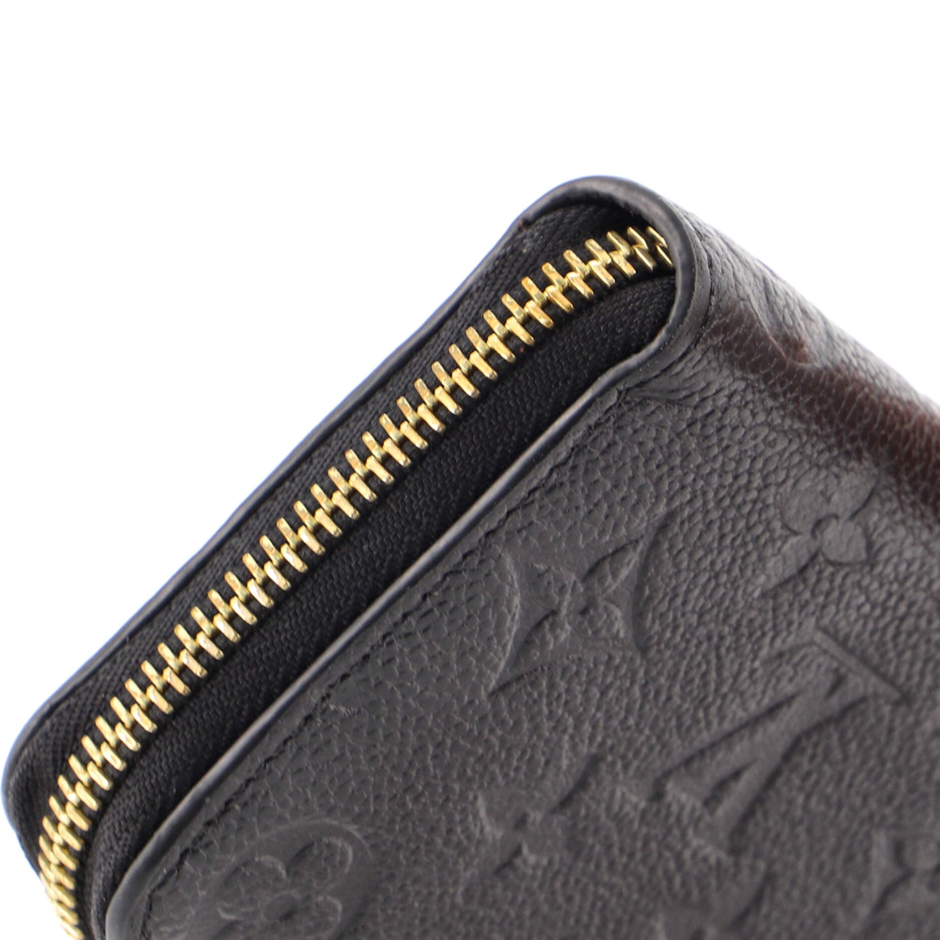 Louis Vuitton Monogram Empreinte Portefeuille Clemence Zippy Wallet