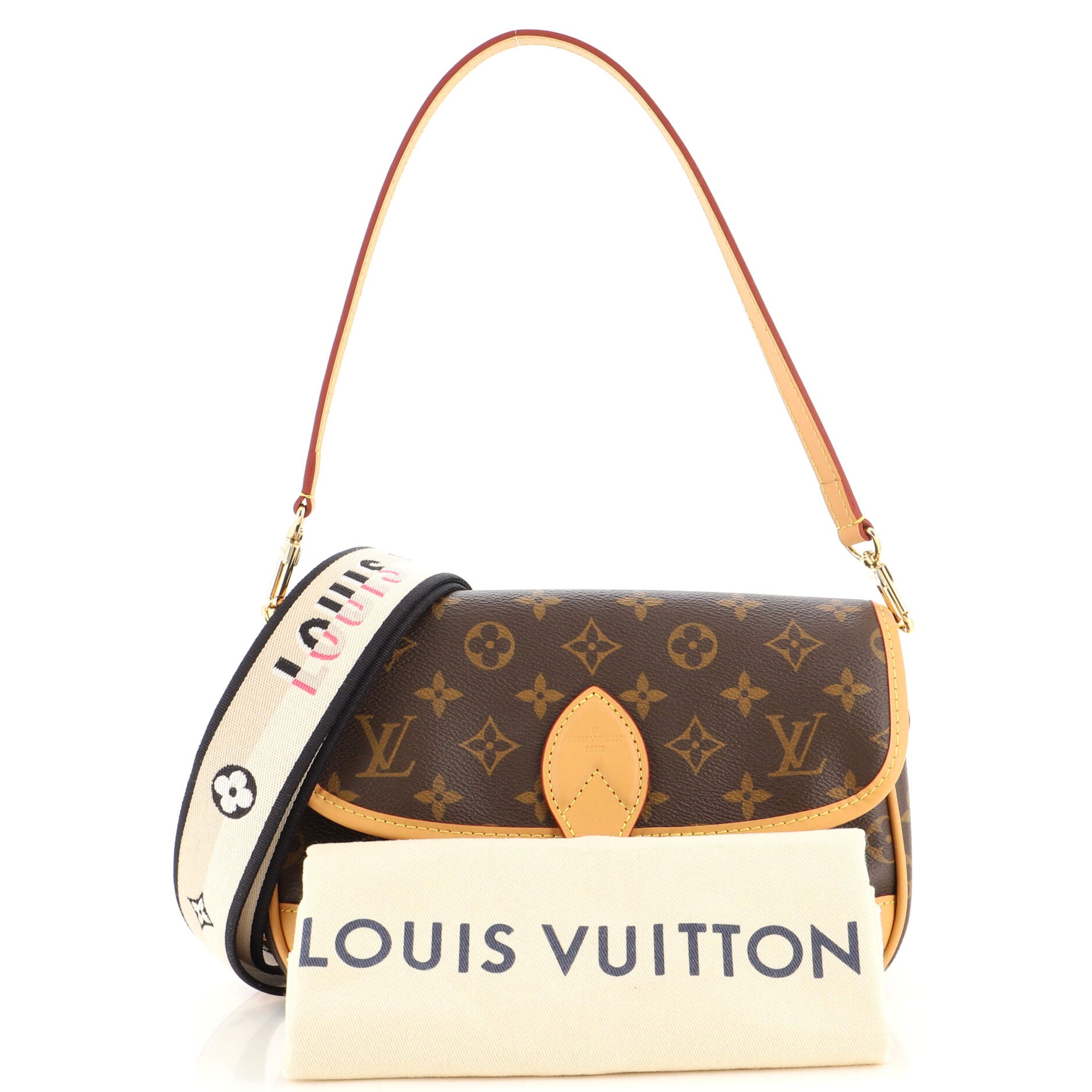 Louis Vuitton Tambourin NM Handbag Damier Monogram Pop Canvas