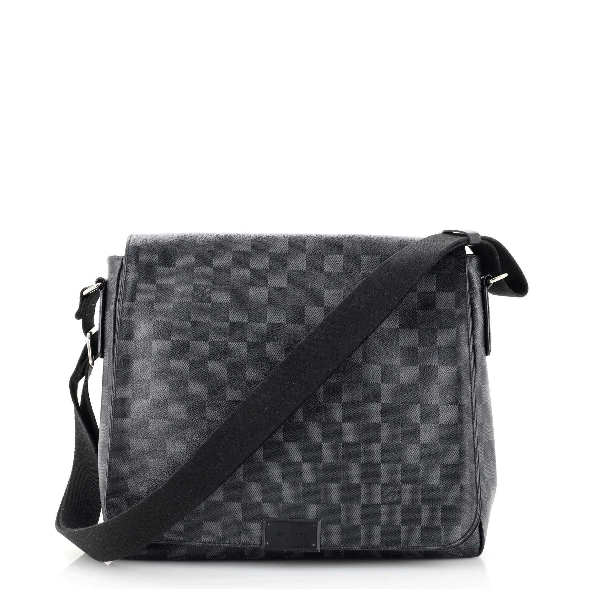 Louis Vuitton Damier Graphite District MM Messenger Bag