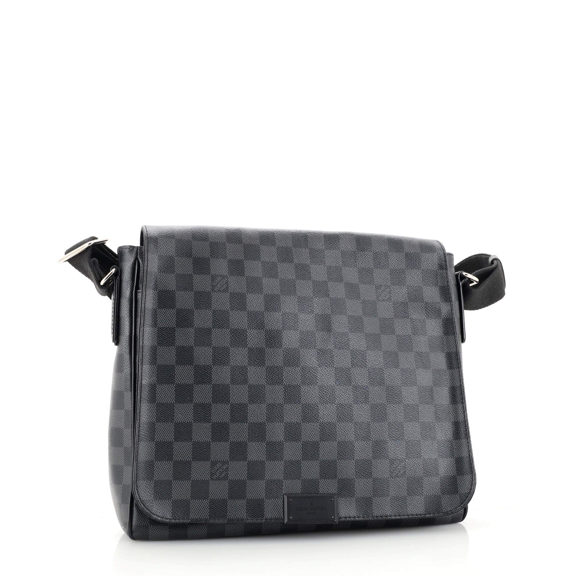 Buy Louis Vuitton District Messenger Bag (Damier Graphite, MM) at