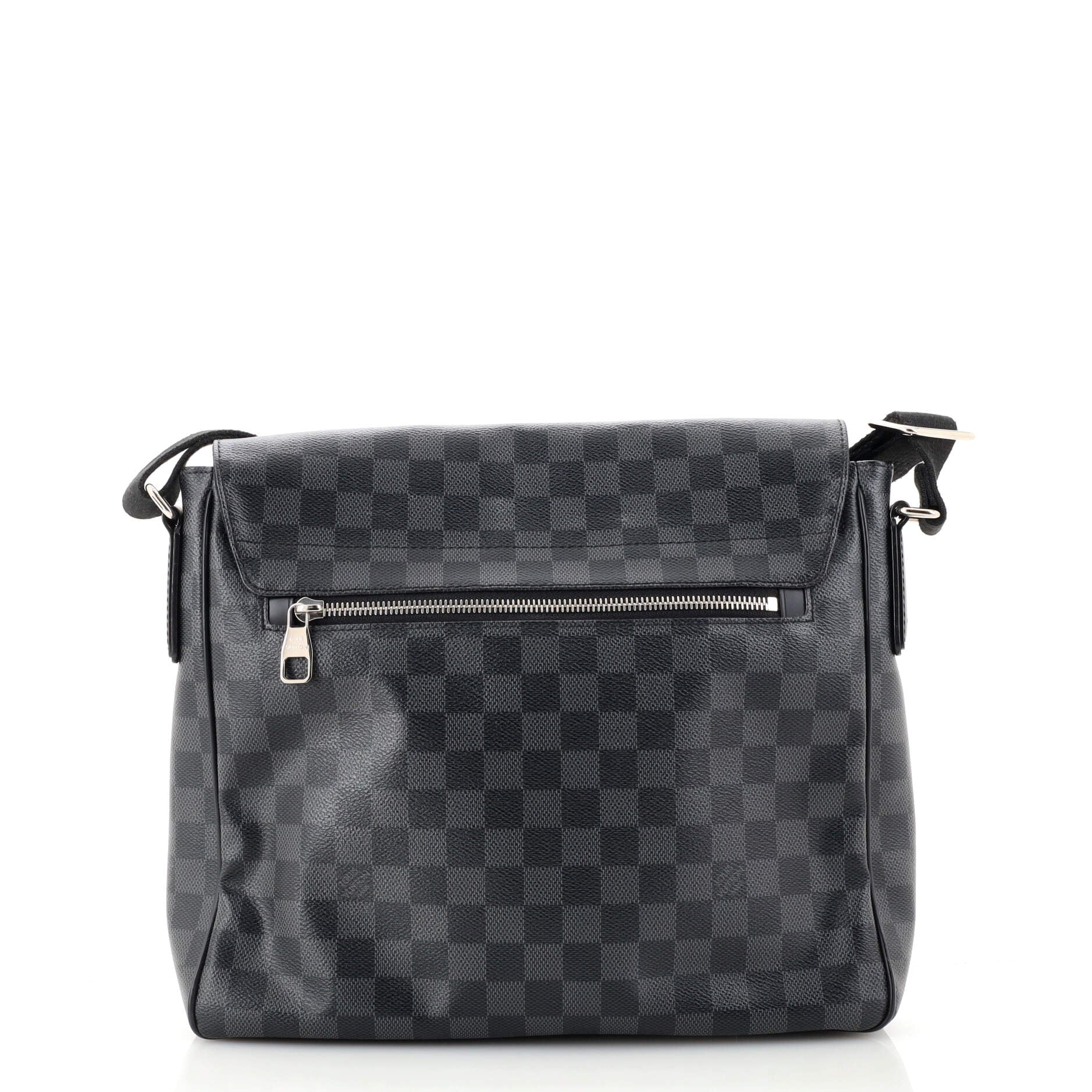 Buy Louis Vuitton District Messenger Bag (Damier Graphite, MM) at