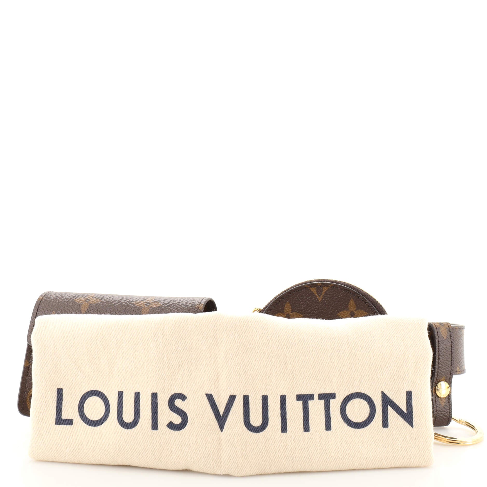 Louis Vuitton Daily Multi Pocket Belt Monogram Canvas Medium 80 Brown.  EXCELLENT