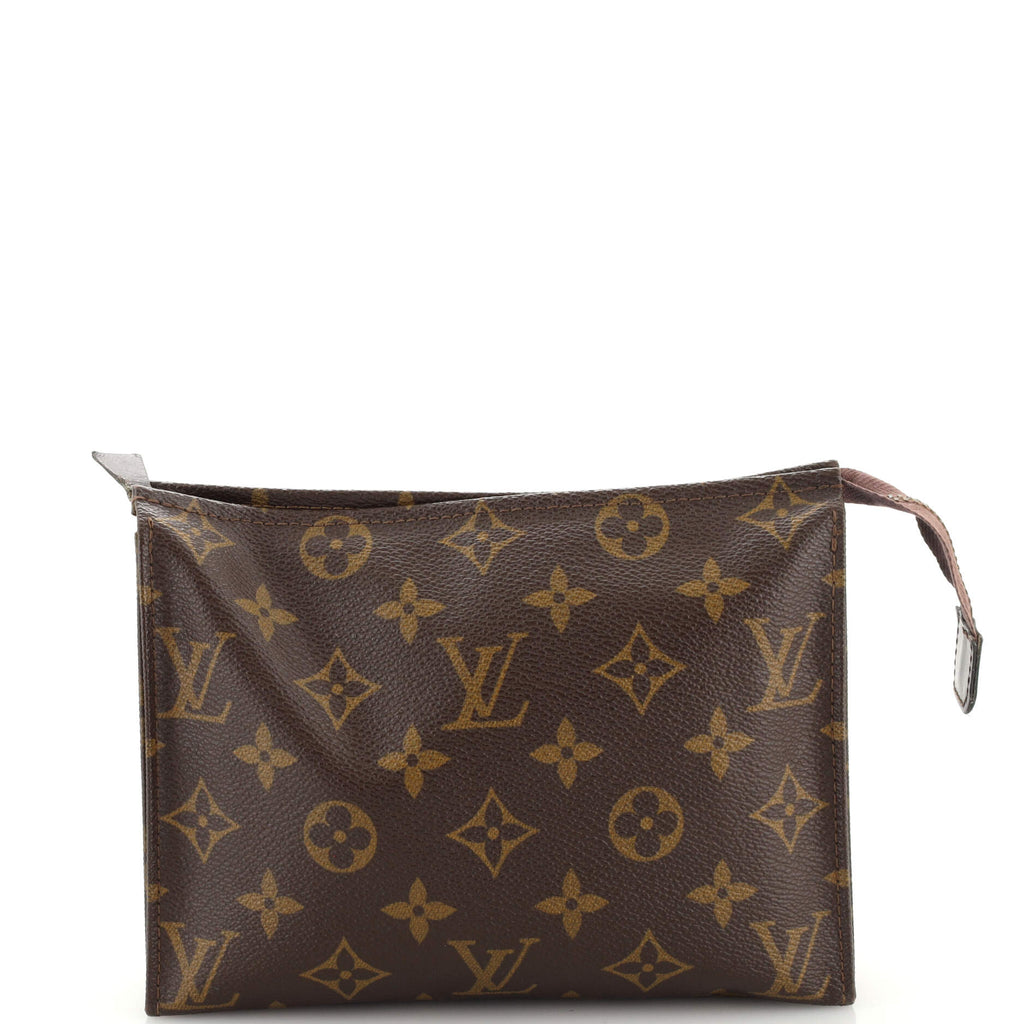 Louis Vuitton Discontinued Monogram Toiletry Pouch 15 Poche Toilette 917lv18