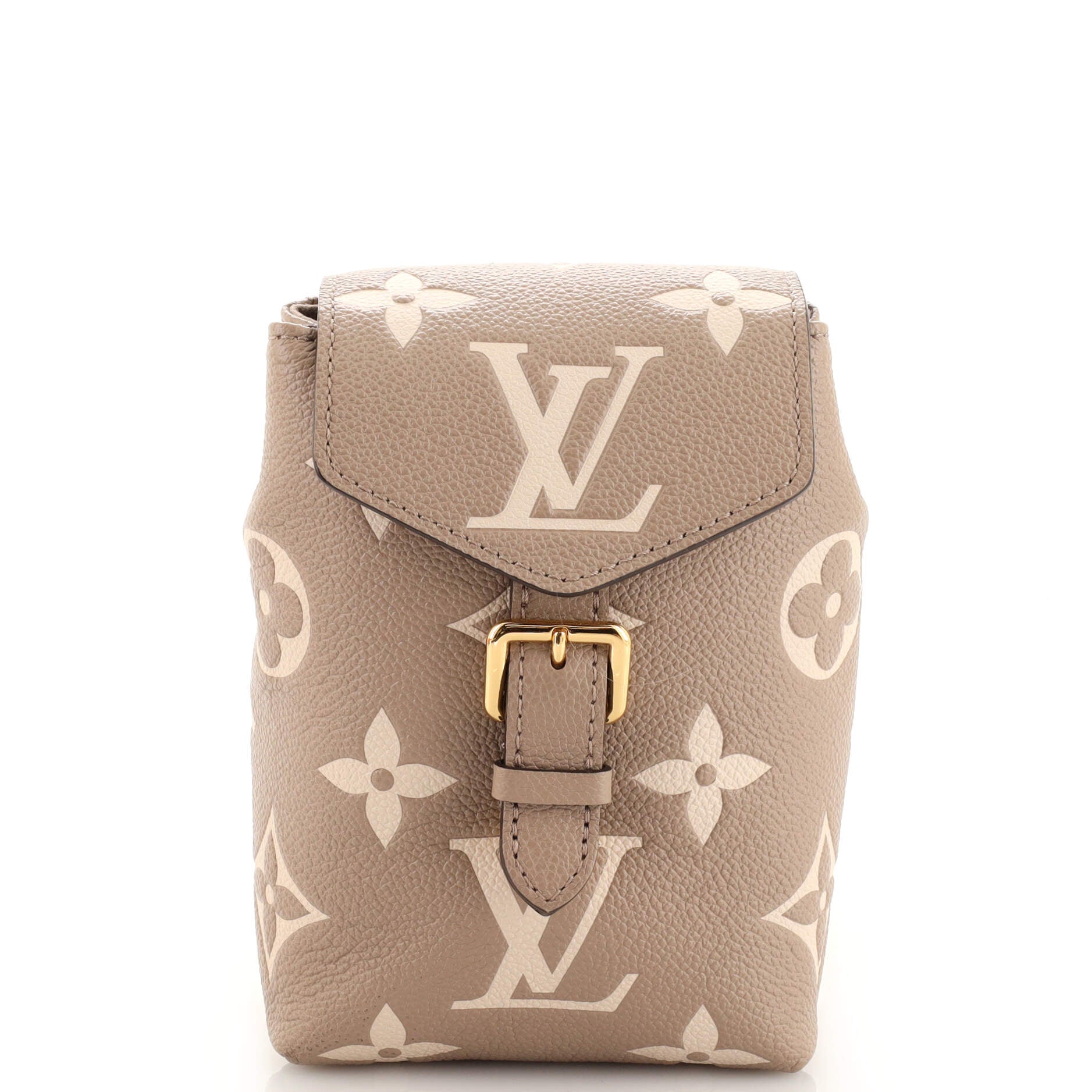 Louis Vuitton Black Monogram Empreinte Leather Montsouris MM Backpack Bag -  Yoogi's Closet