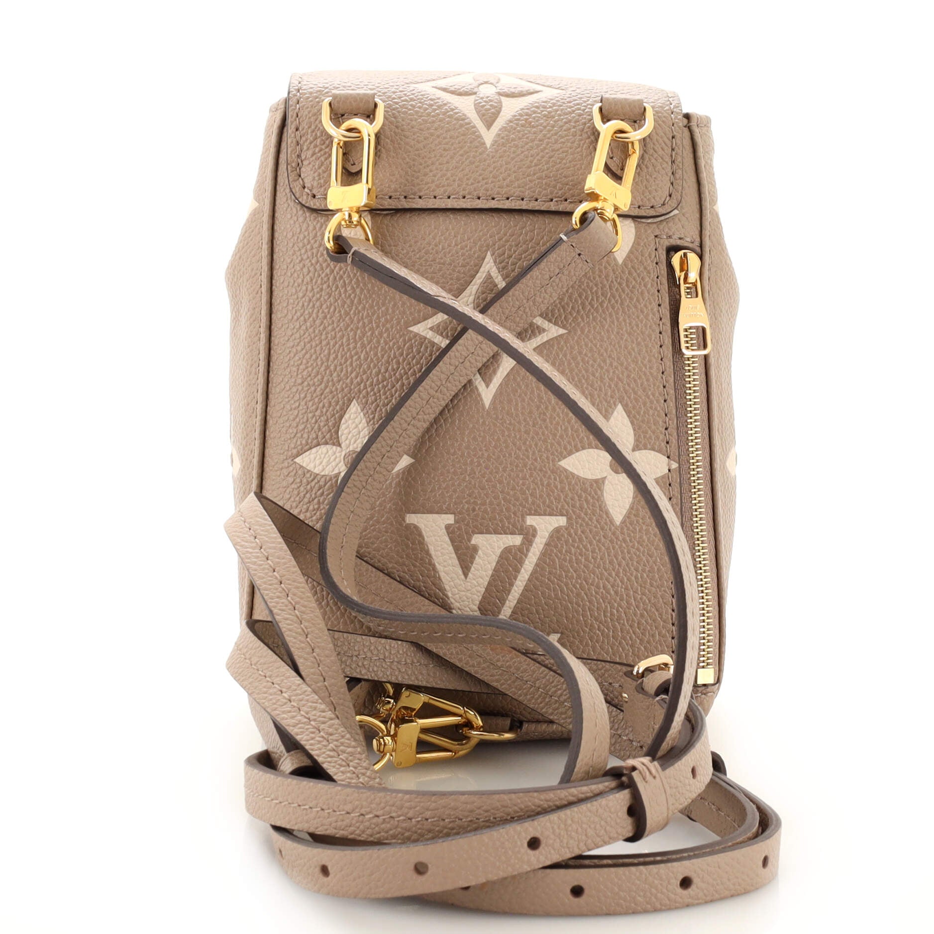 Louis Vuitton Tiny Backpack. Bicolour monogram empreinte, gradated canvas.  