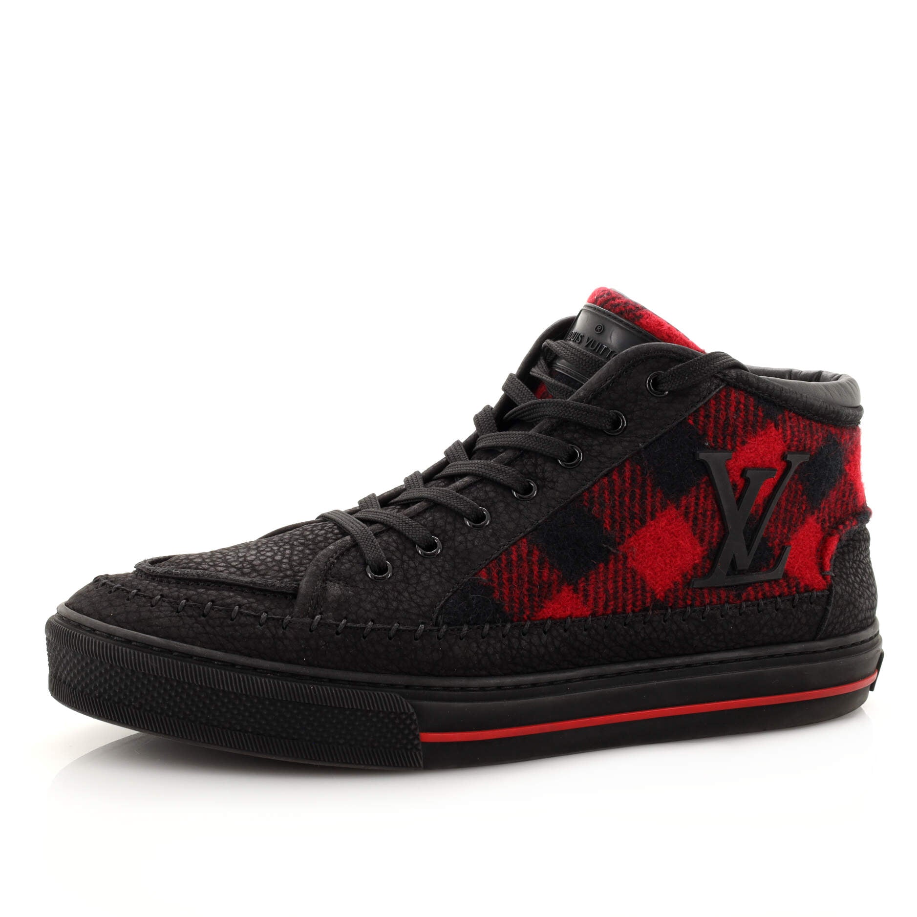 Louis Vuitton Men's Low-Top Sneakers Wool and Nubuck