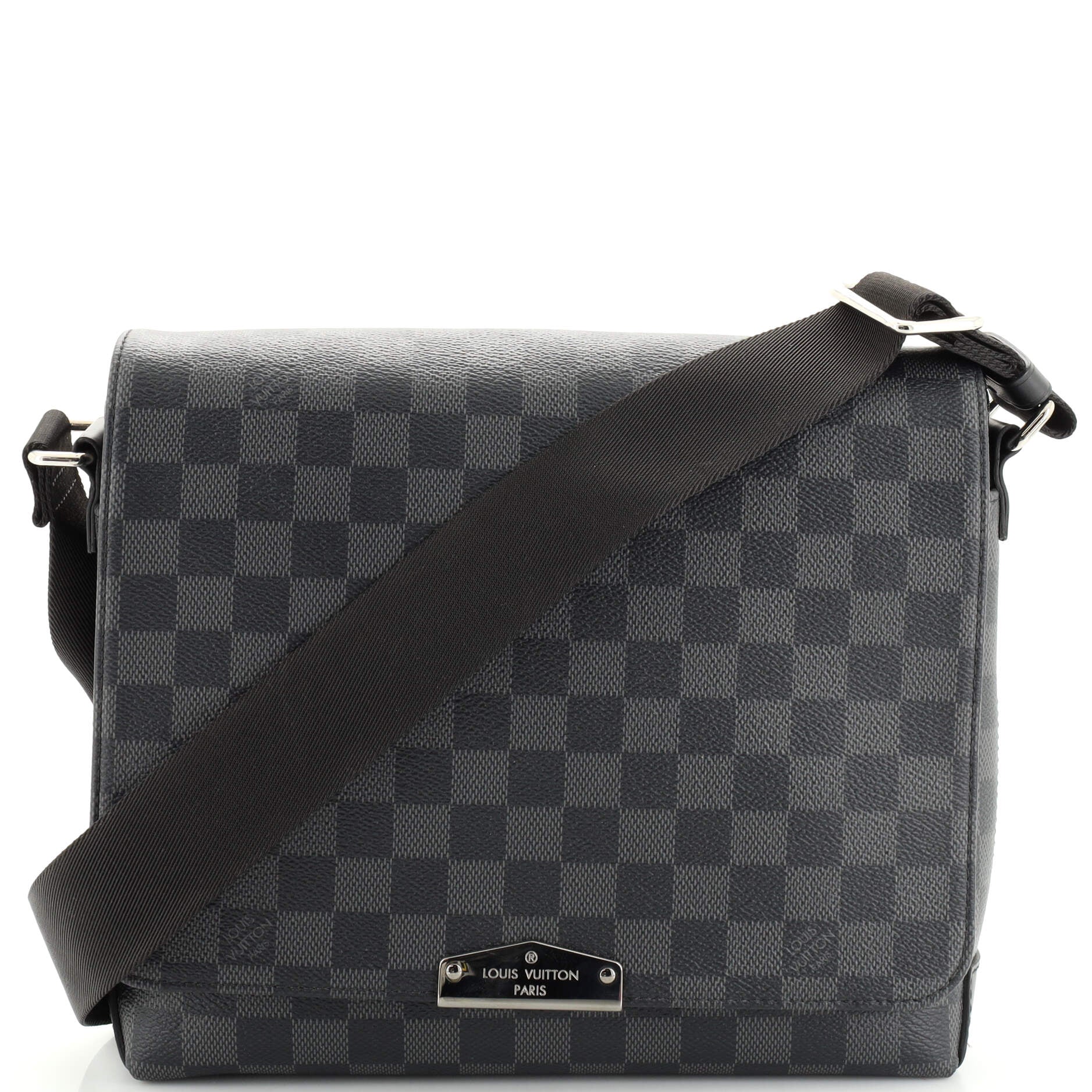 LV LV Men District GM Bag Damier Ebene Canvas in 2023