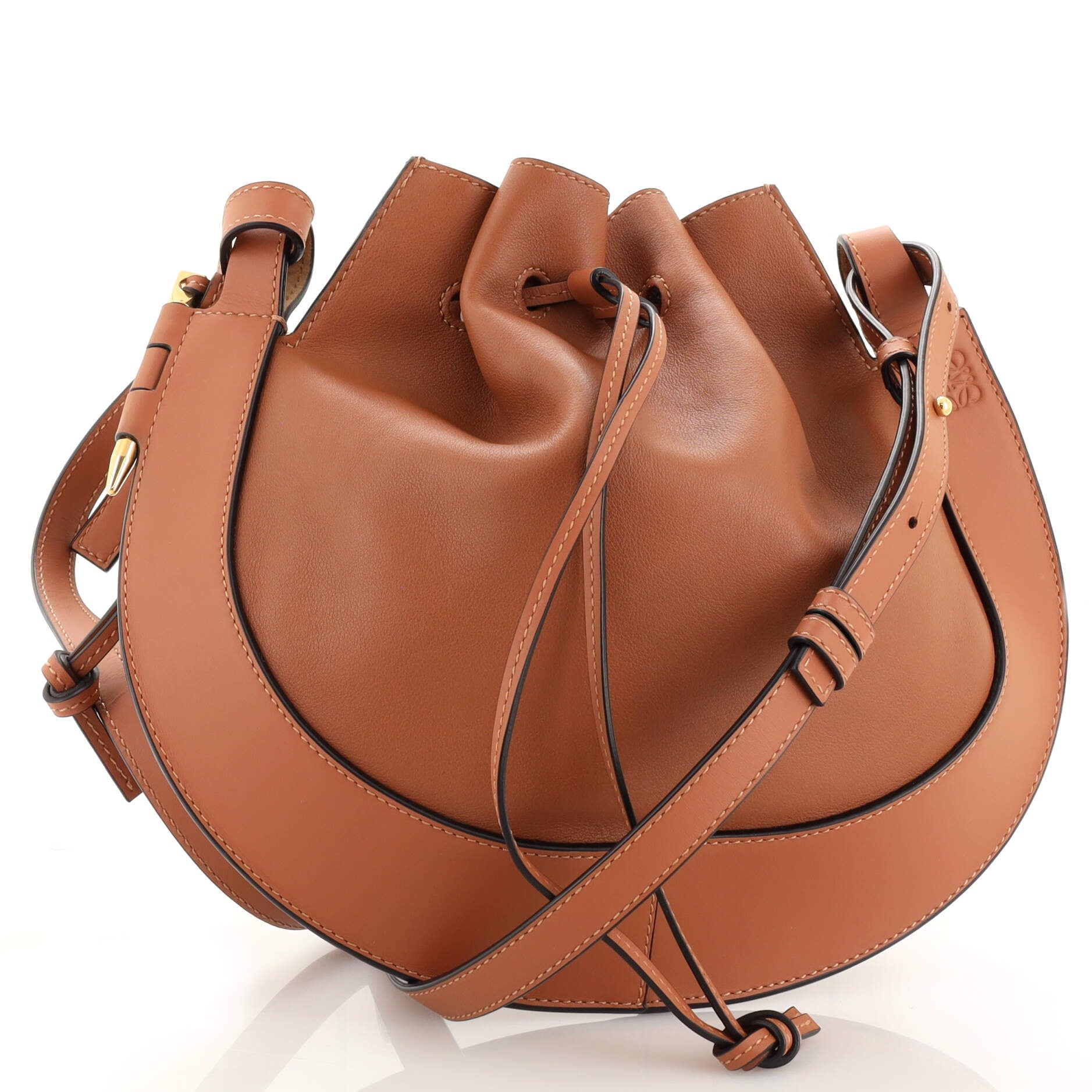 Loewe Small Horseshoe Leather Crossbody Bag - ShopStyle
