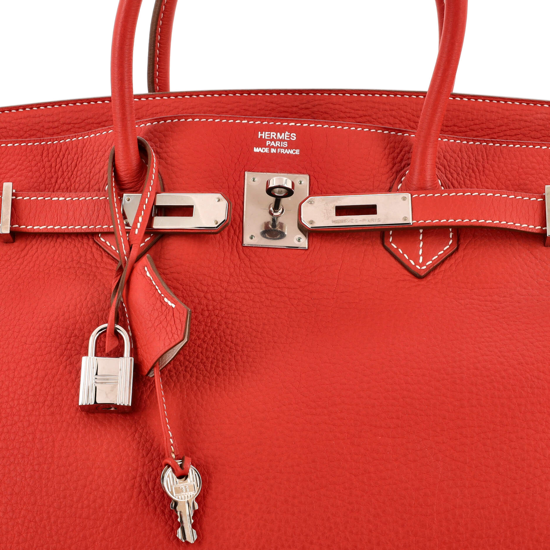 Hermes Birkin bag 35 Sanguine Fjord leather Gold hardware