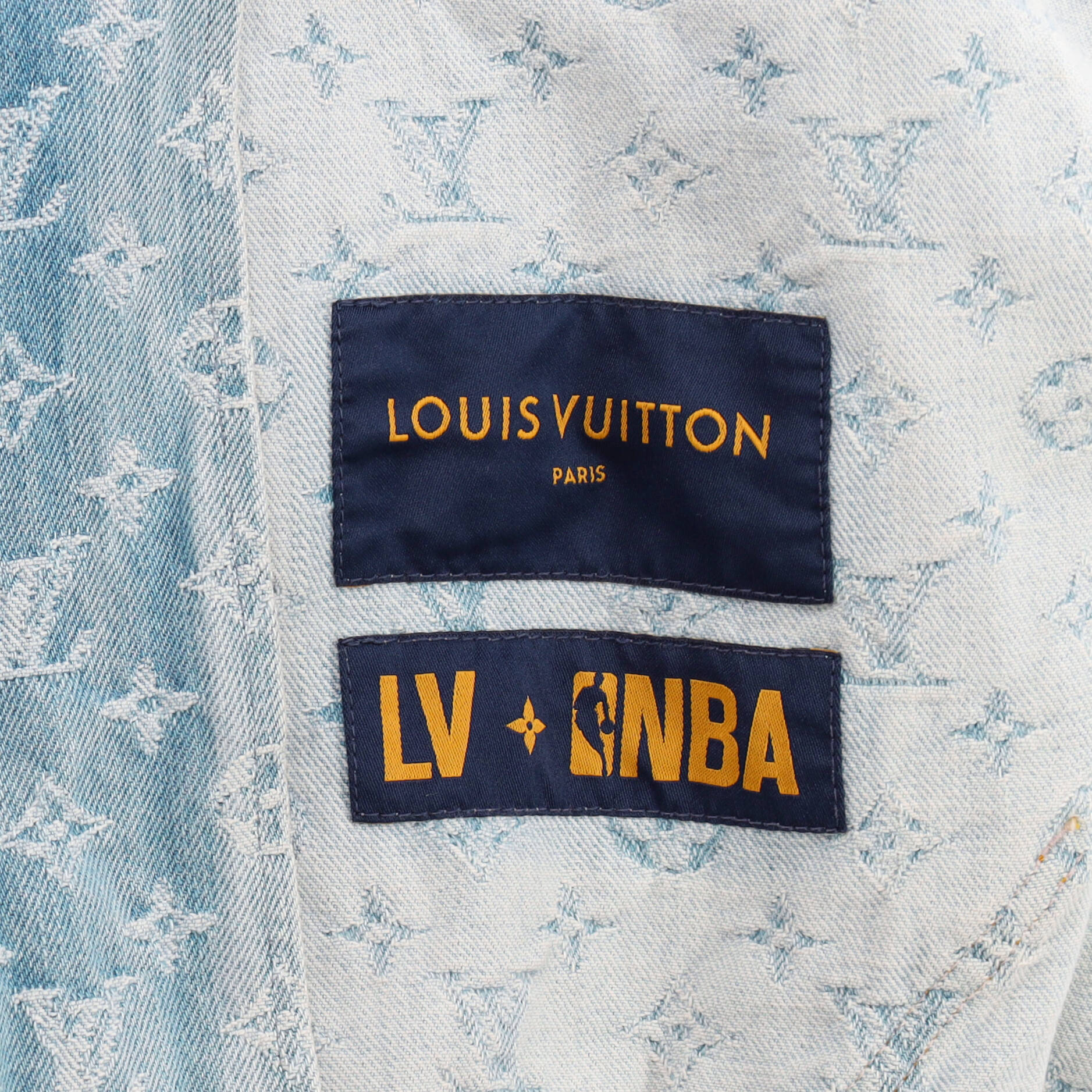 Louis Vuitton, Jackets & Coats, Louis Vuitton X Nba Zipthrough  Hoodiedenim Blue