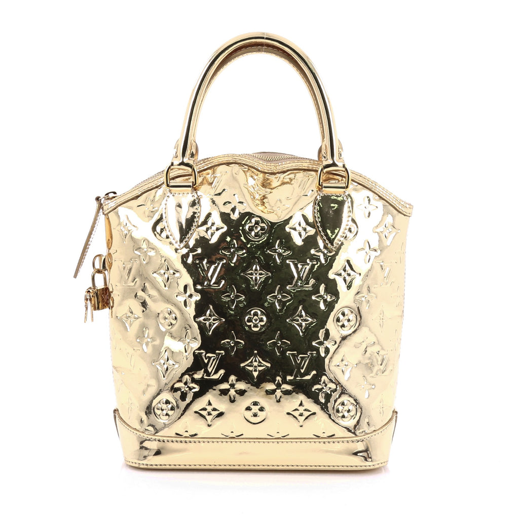 Buy Louis Vuitton Lockit Handbag Miroir PVC Gold 1962707 – Rebag