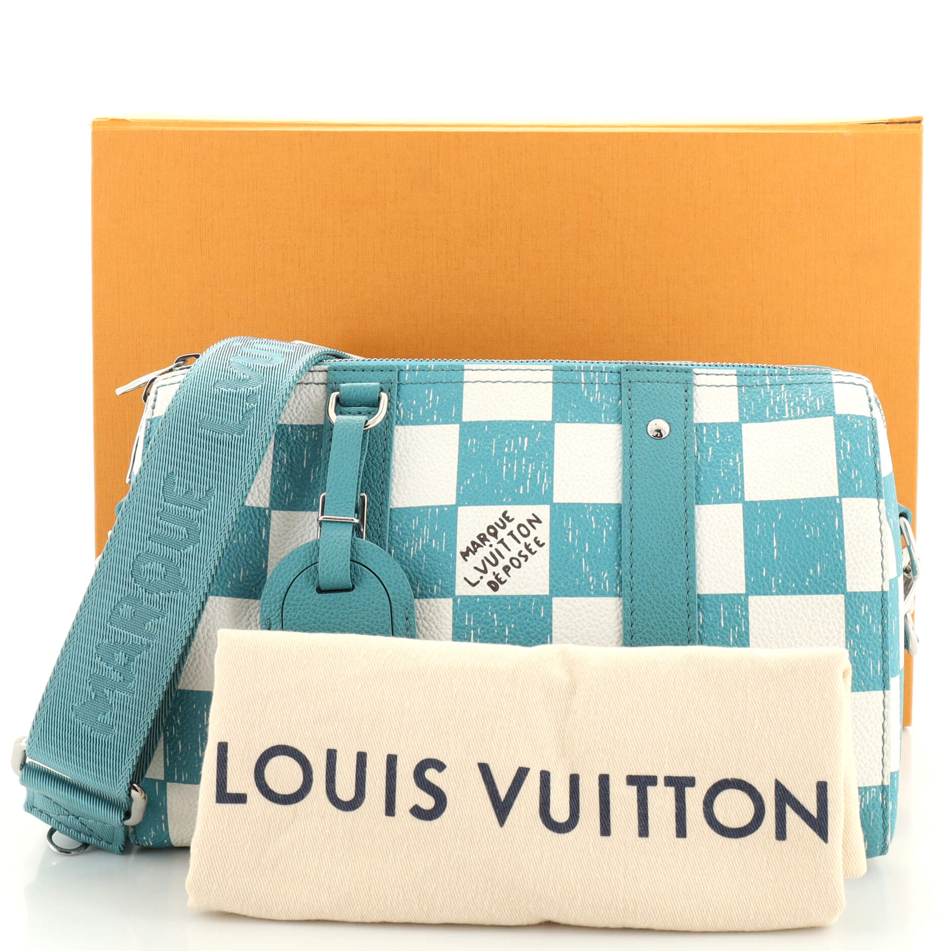 Louis Vuitton Keepall Bandouliere 50 Damier Graphite 3D Multicolor