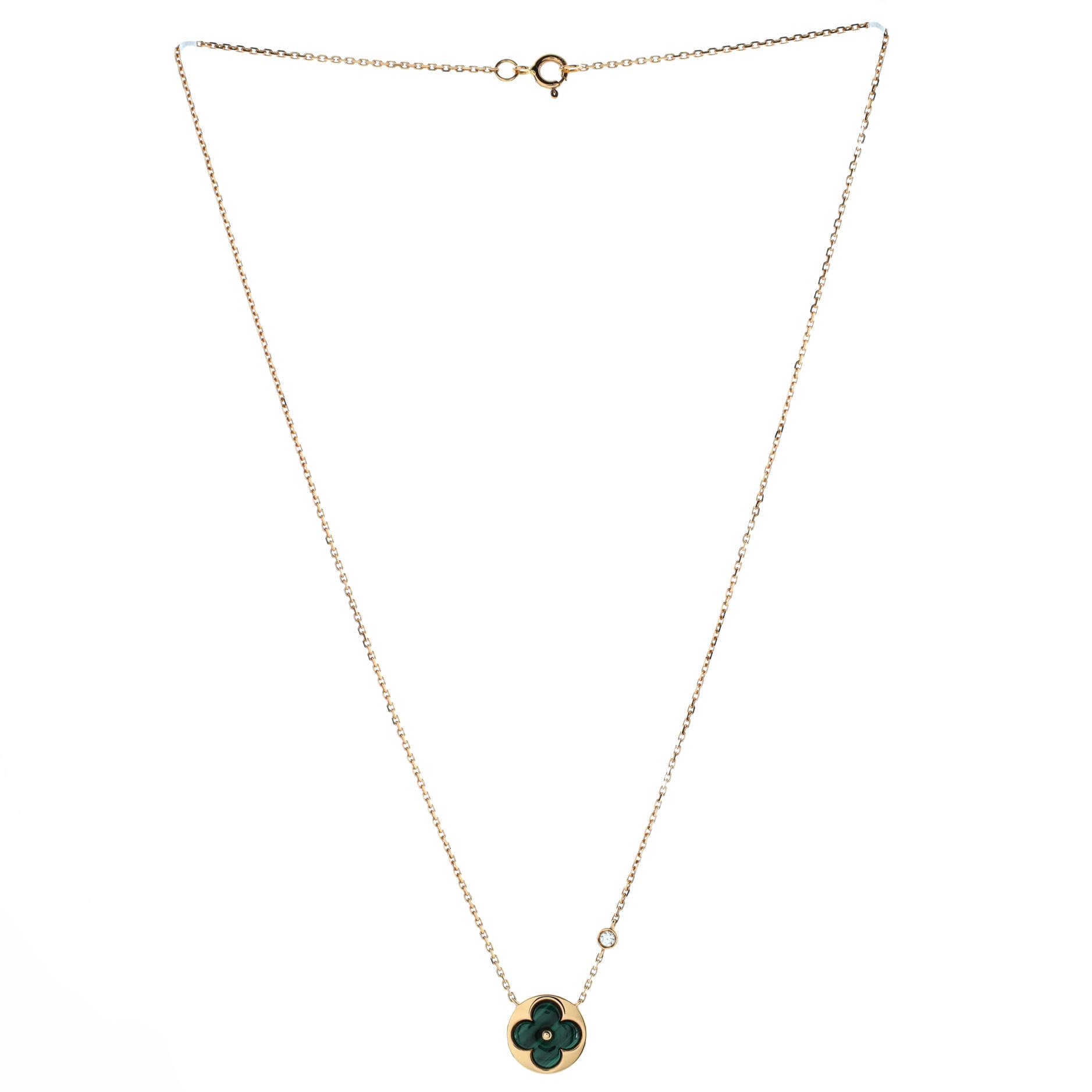 Louis Vuitton LV Louise by night M00759 necklace pendant gold crystal  accessory