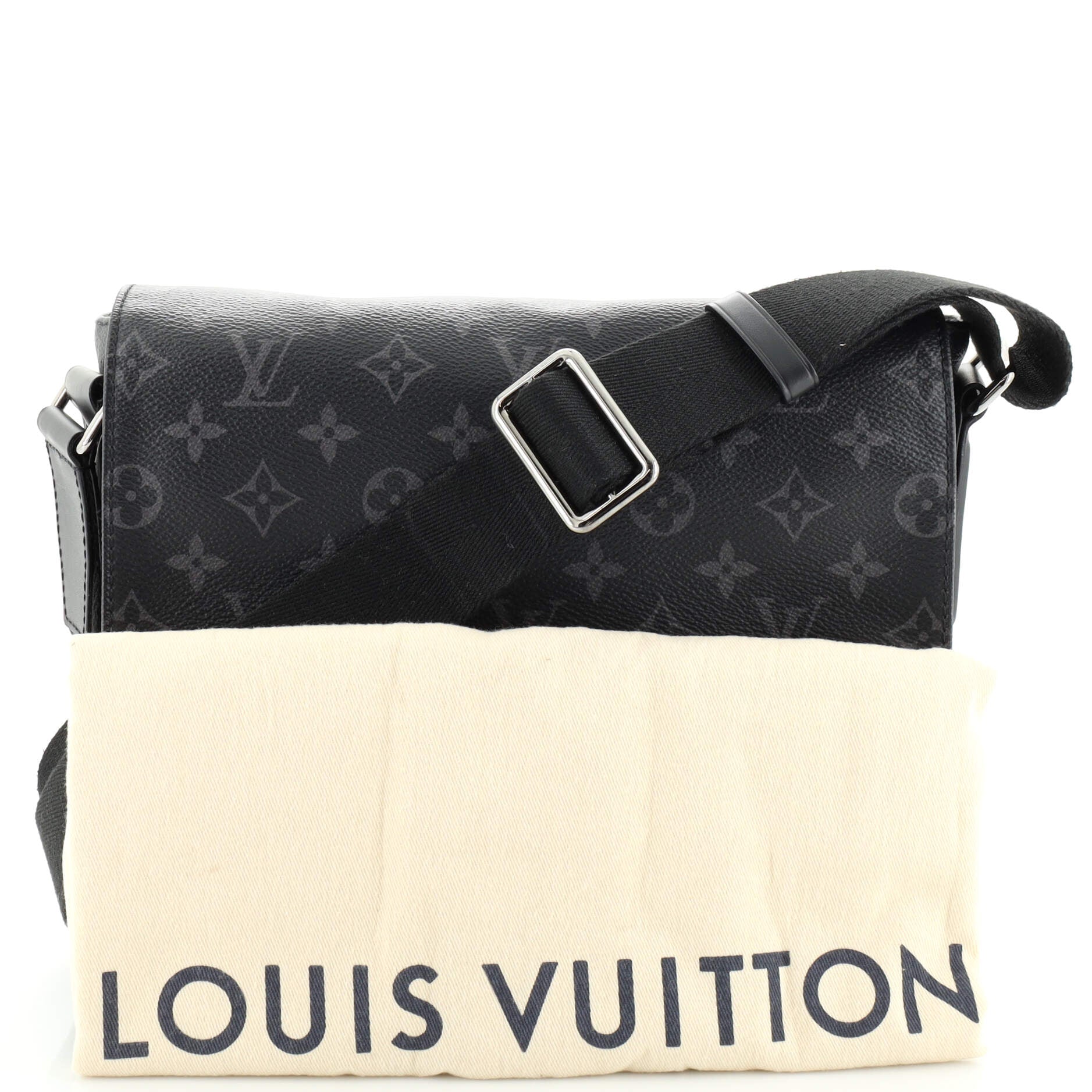 Louis Vuitton Monogram Black Eclipse District PM Messenger Bag (2017)