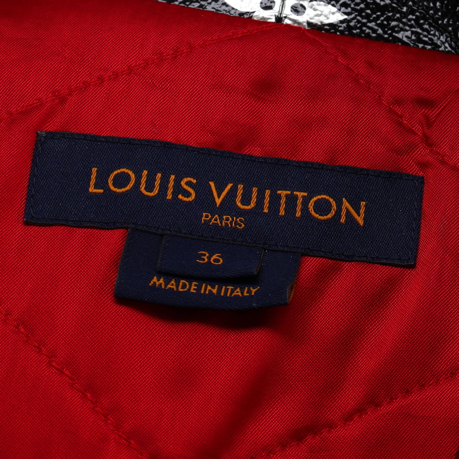 Louis Vuitton Women's Biker Jacket Monogram Printed Leather