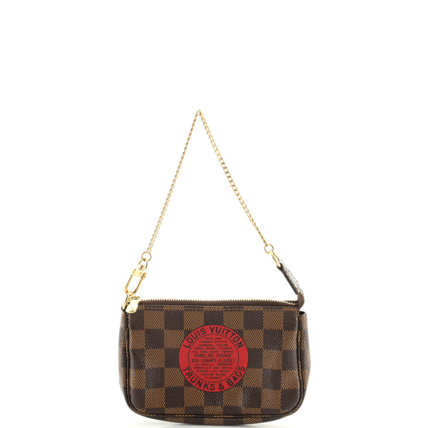 LOUIS VUITTON Damier Ebene Pochette Accessories NM 70971