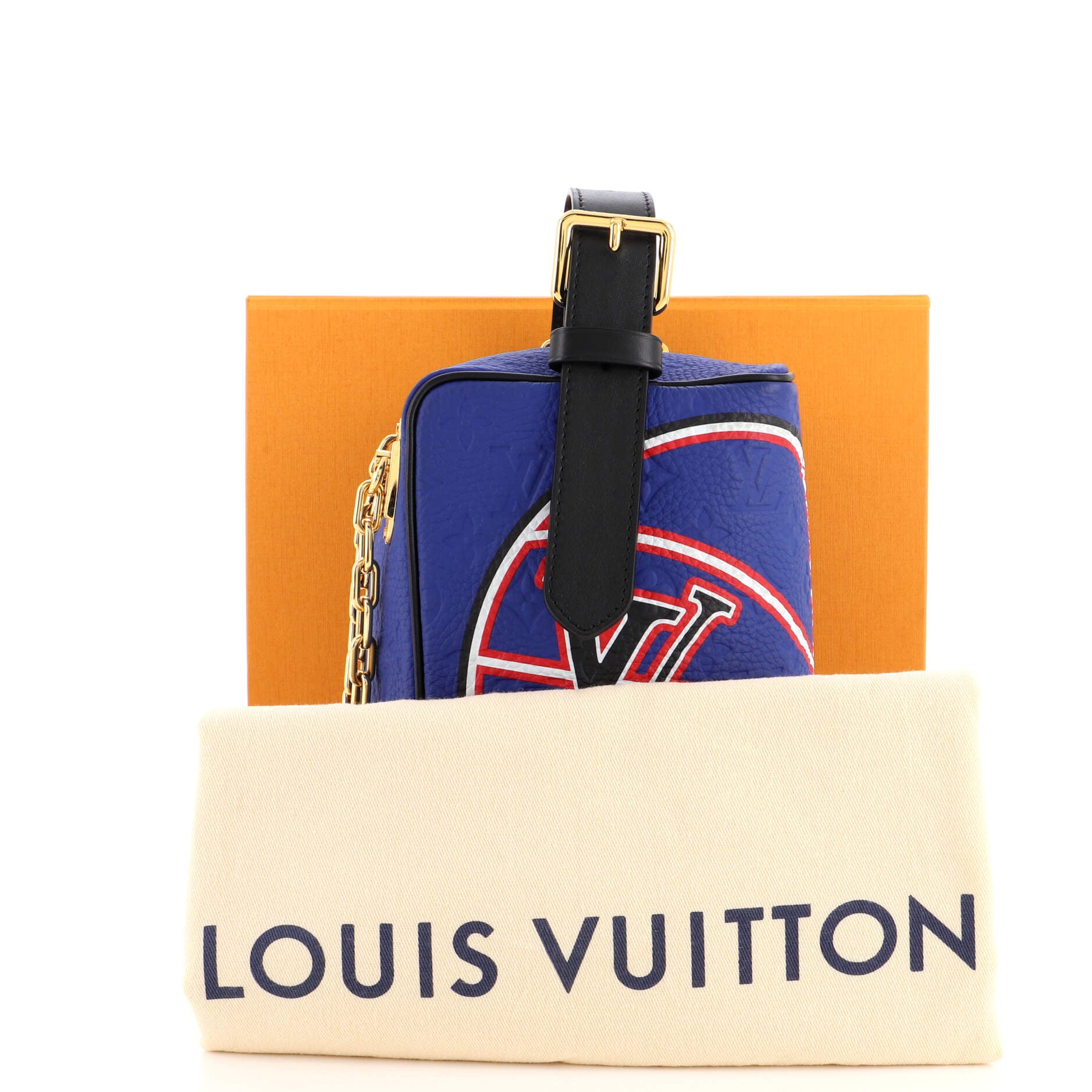 Louis Vuitton LV x NBA Cloakroom Dopp Kit Printed Monogram Taurillon  Leather