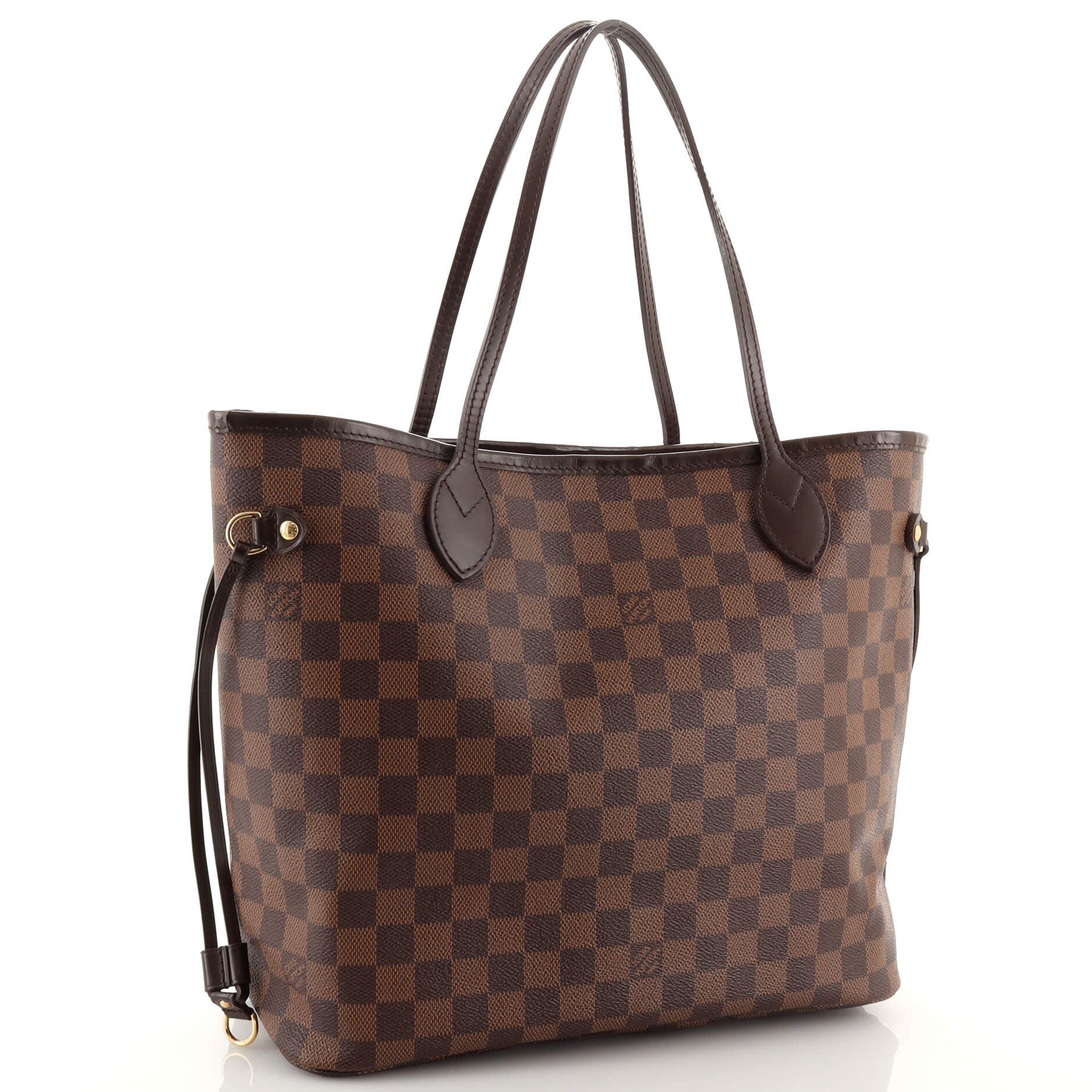 LOUIS VUITTON // Neverfull MM in Damier Ebene $1,695 You can never