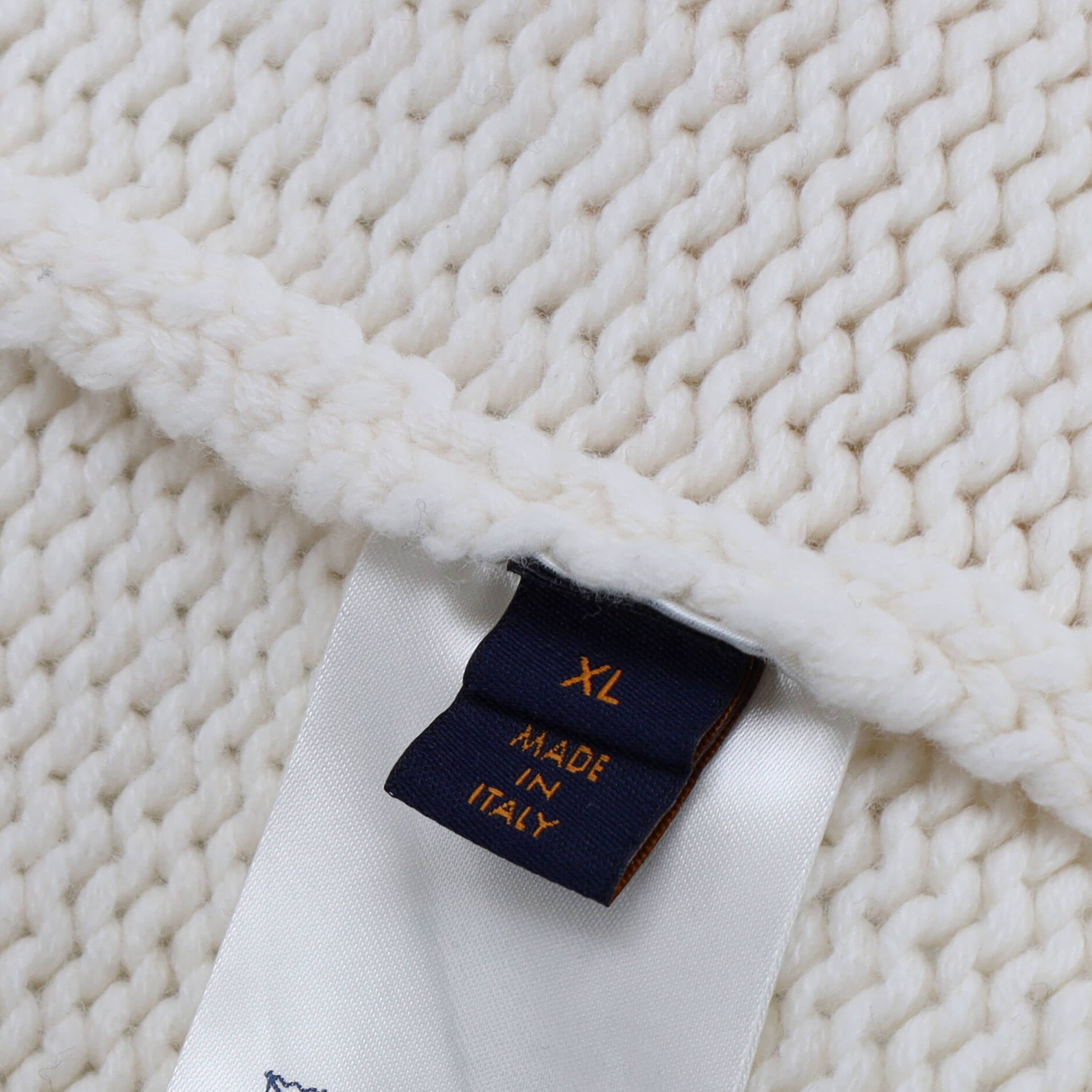 Louis Vuitton Men's Graphic Zip Up Long Cardigan Wool