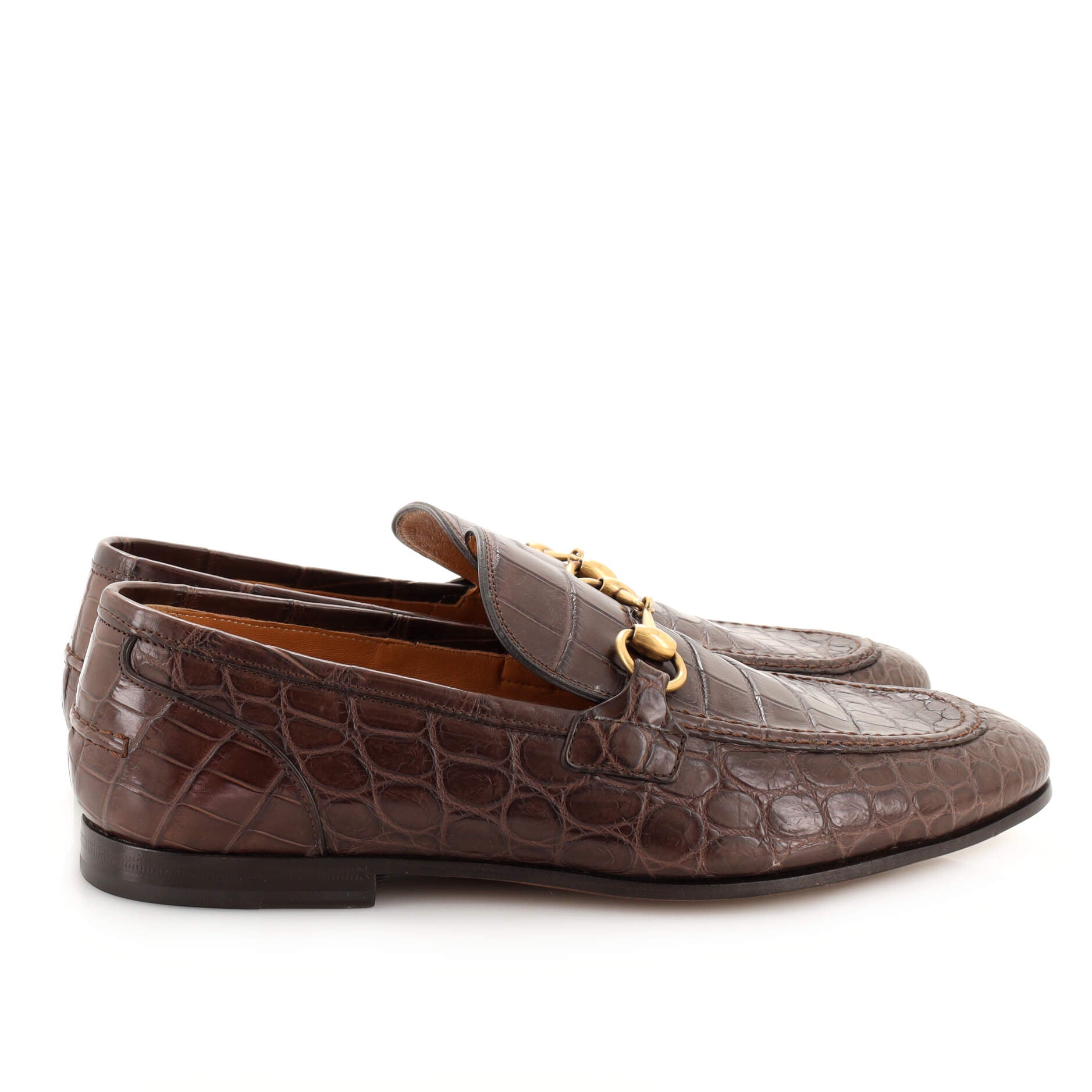Men's Gucci Jordaan crocodile loafer