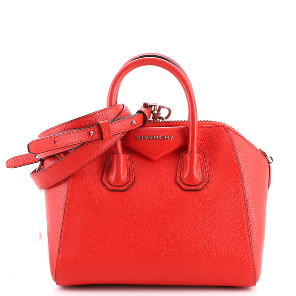 Givenchy Antigona Bag Leather Mini Red 1993222