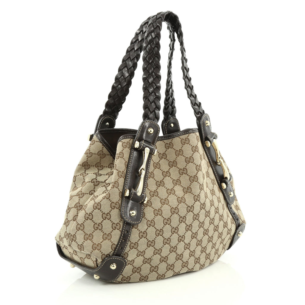 Buy Gucci Pelham Shoulder Bag GG Canvas Small Brown 1994301 – Trendlee