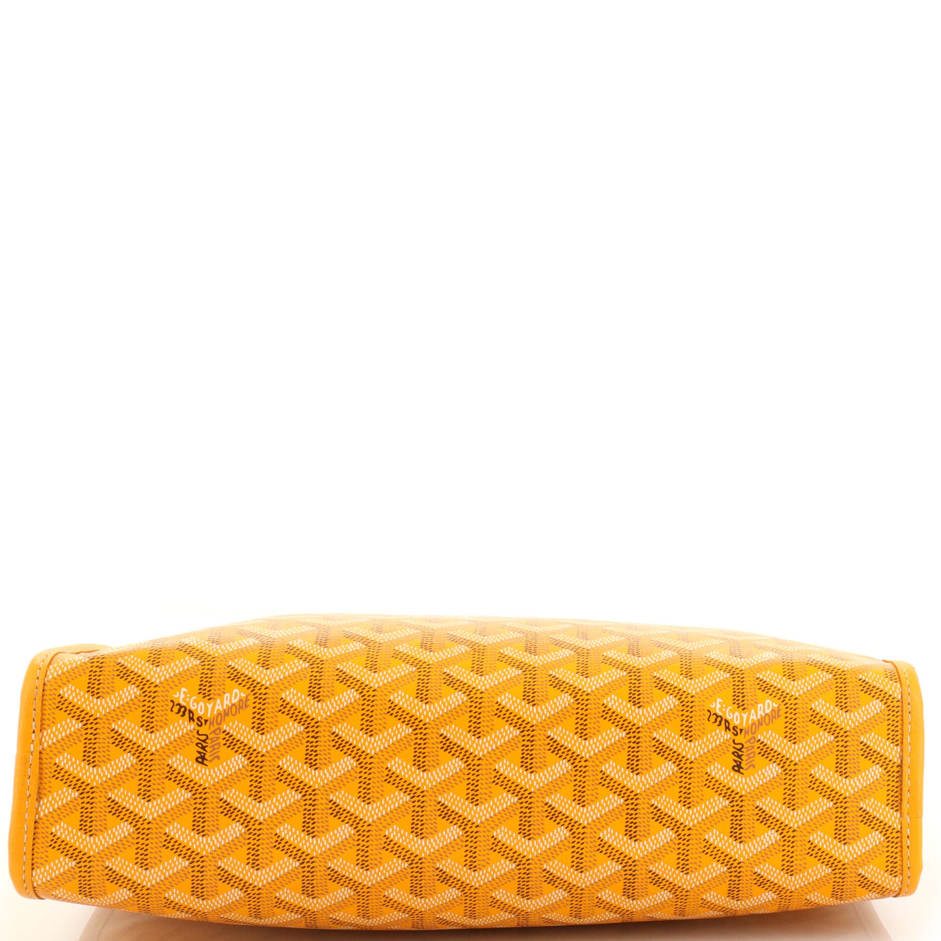 Goyard Yellow Goyardine Coated Canvas Jouvence MM Toiletry Pouch