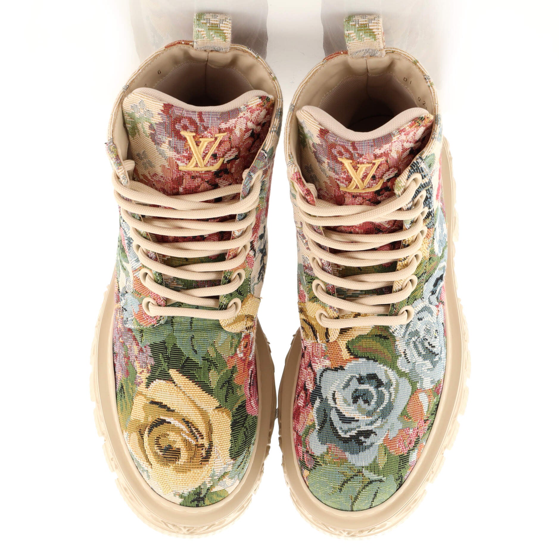 Louis Vuitton Floral Baroque Ranger Boots