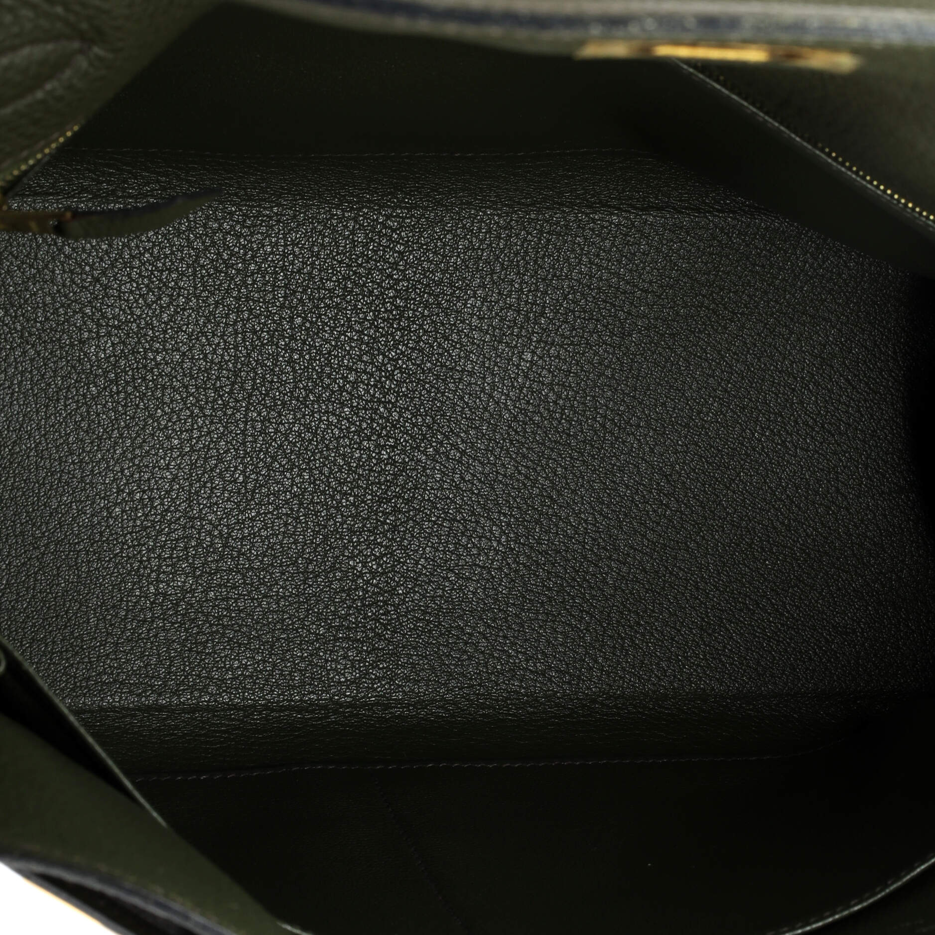 Hermes Kelly Handbag Vert Olive Togo with Gold Hardware 32