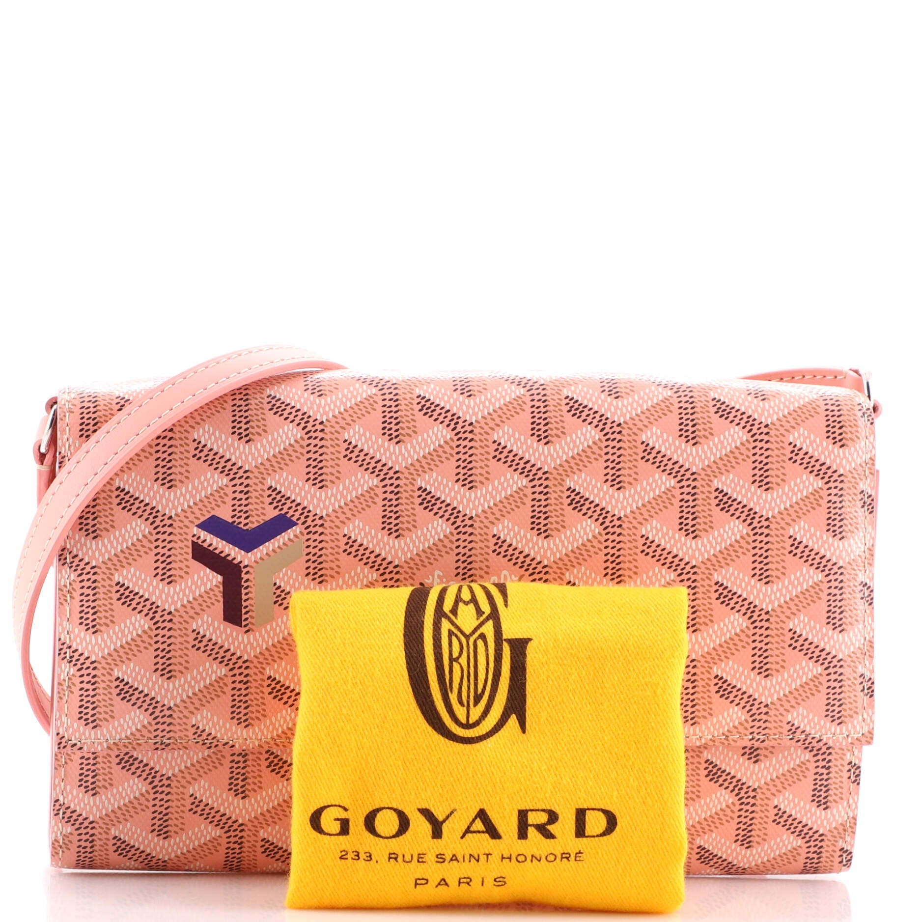 GOYARD Varenne Continental Wallet with Strap Coated Canvas