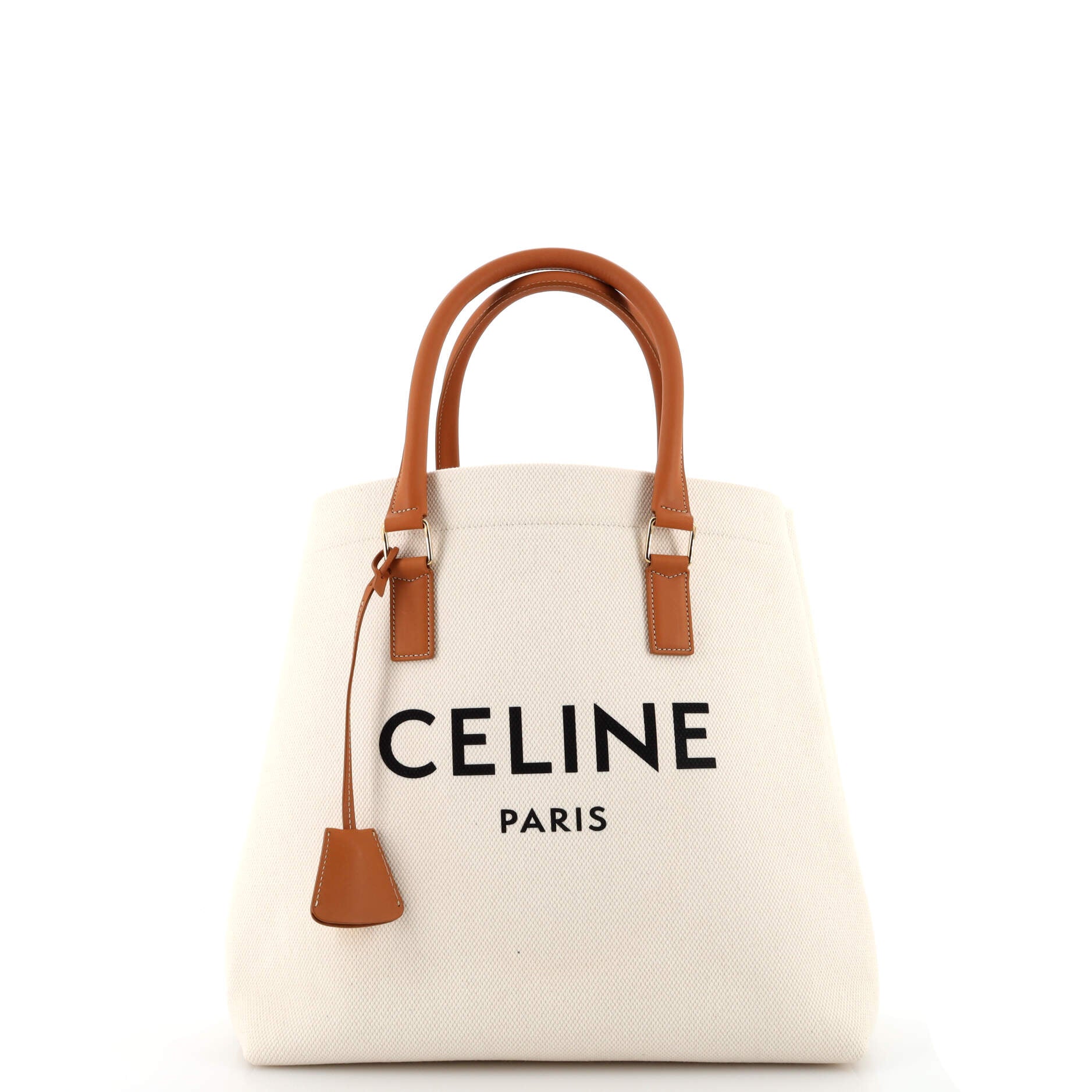 Celine Vertical Cabas Tote Bag In Neutral