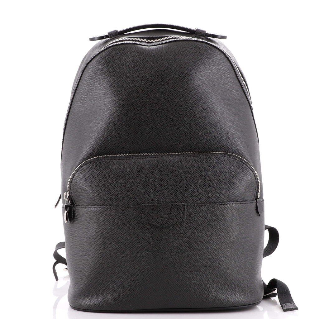 Louis Vuitton Black Taiga Leather Anton Backpack Bag - Yoogi's Closet