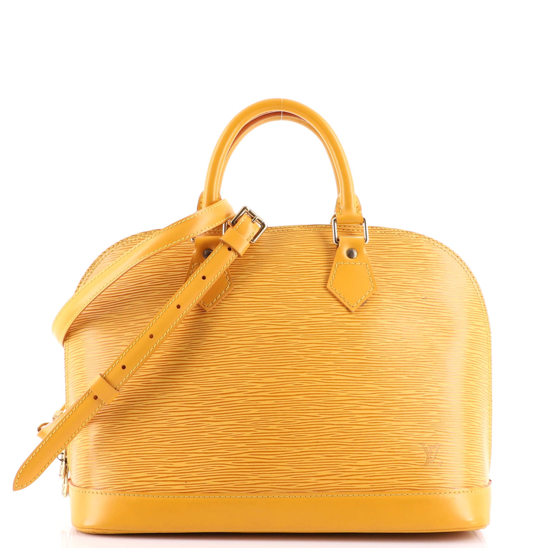 Louis Vuitton Vintage - Epi Alma PM - Yellow - Leather and Epi