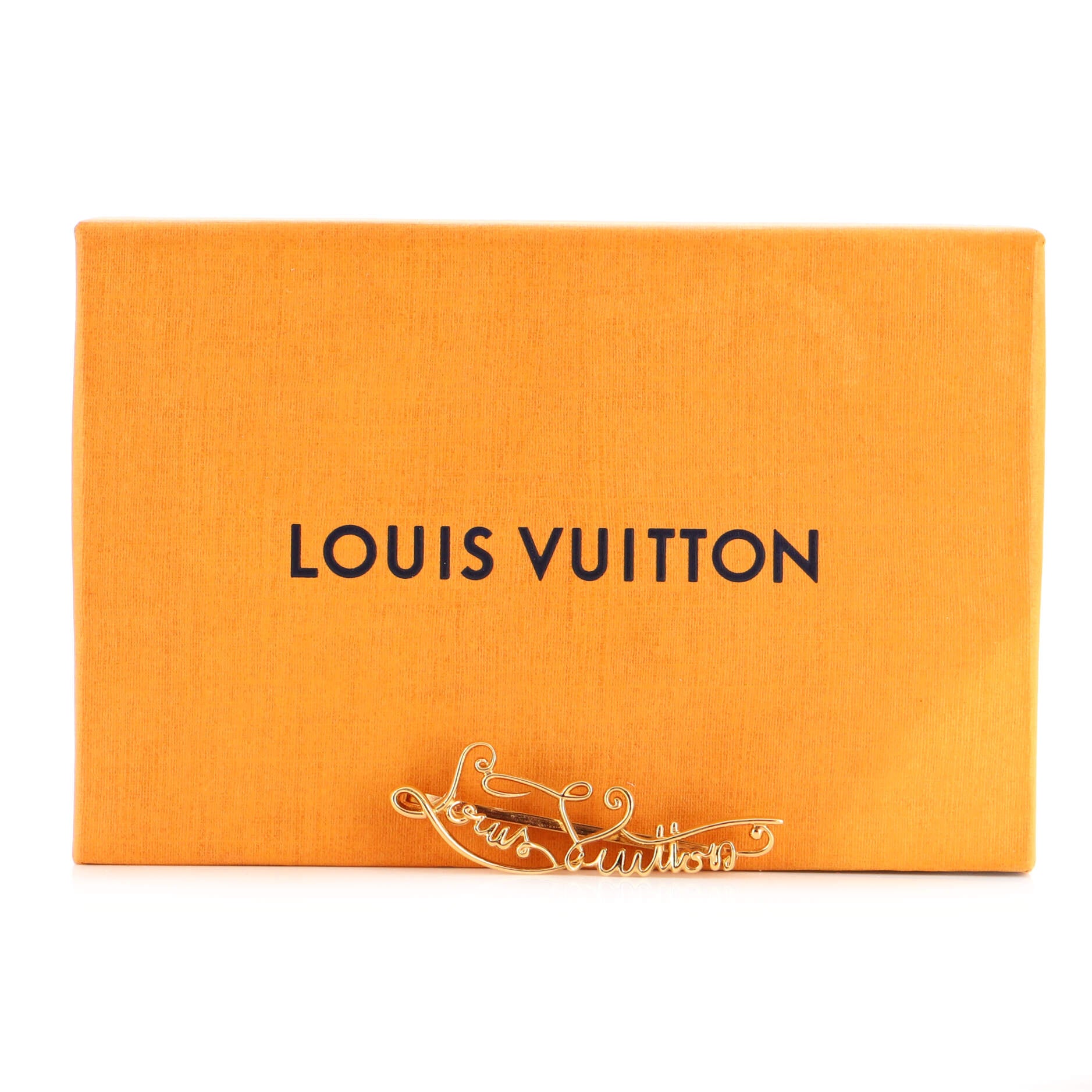 Louis Vuitton My LV Affair Hair Clip Barrette Metal