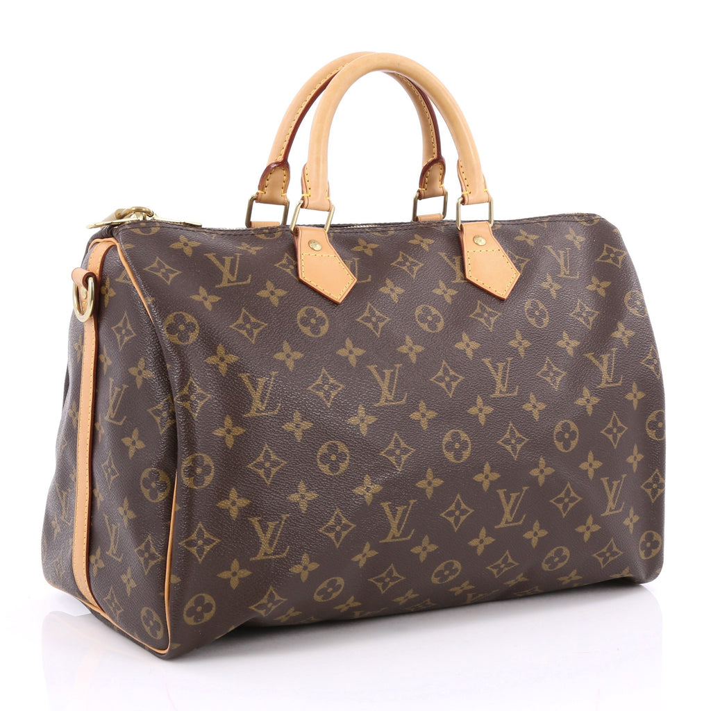 Buy Louis Vuitton Speedy Bandouliere Bag Monogram Canvas 35 2002301 – Rebag