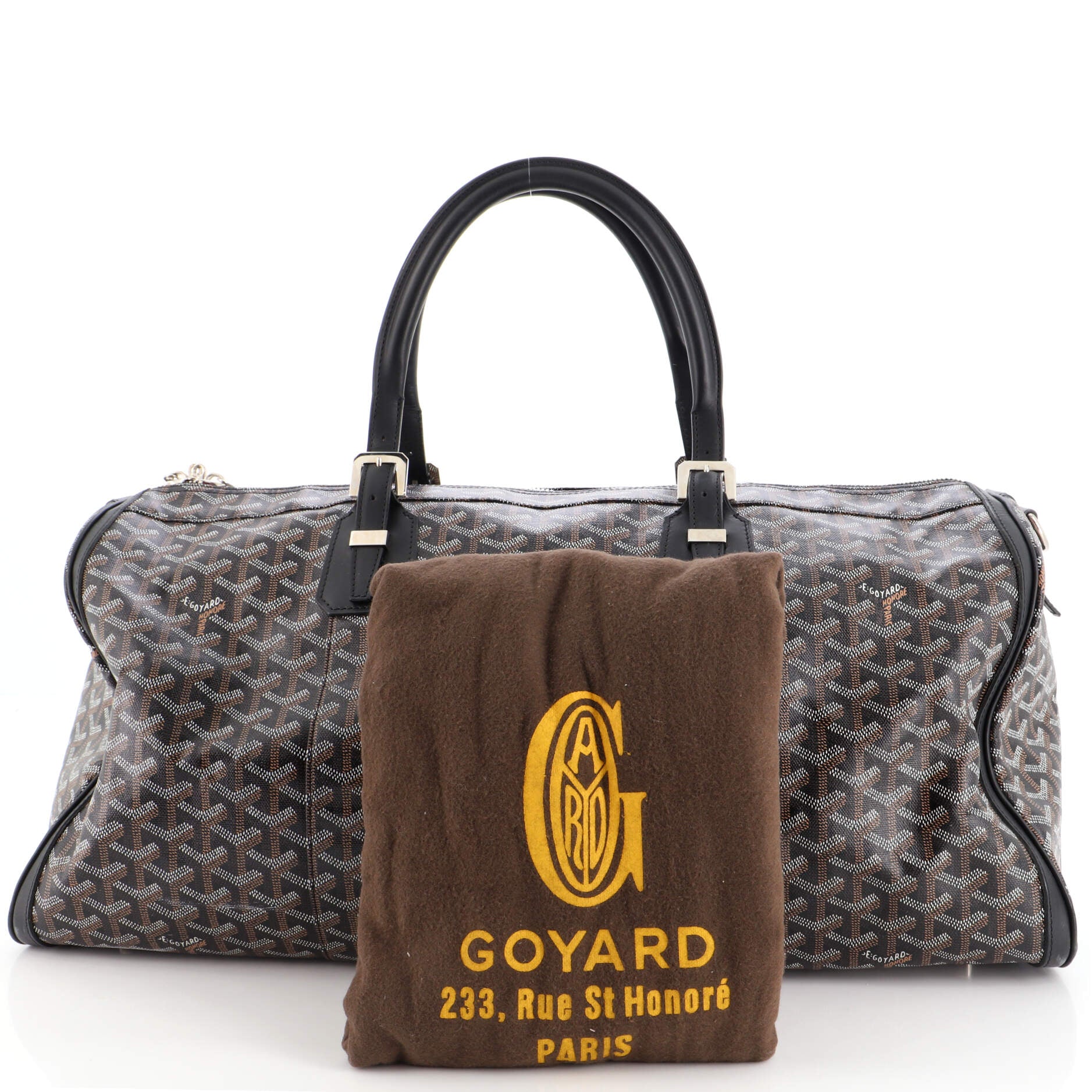 Goyard Croisiere Coated Canvas Mini Top Handle Shoulder Bag