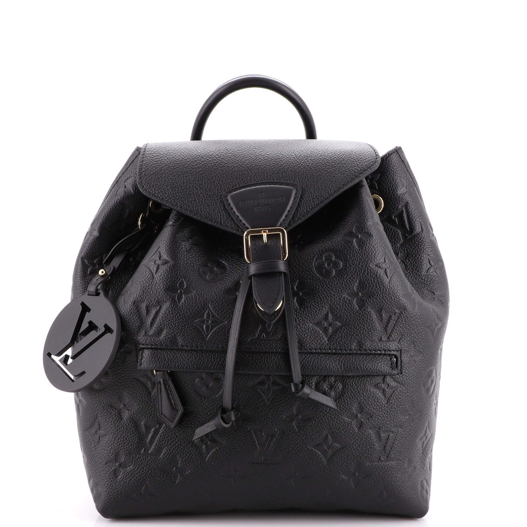 Louis Vuitton Montsouris Empreinte Black Backpack 2022