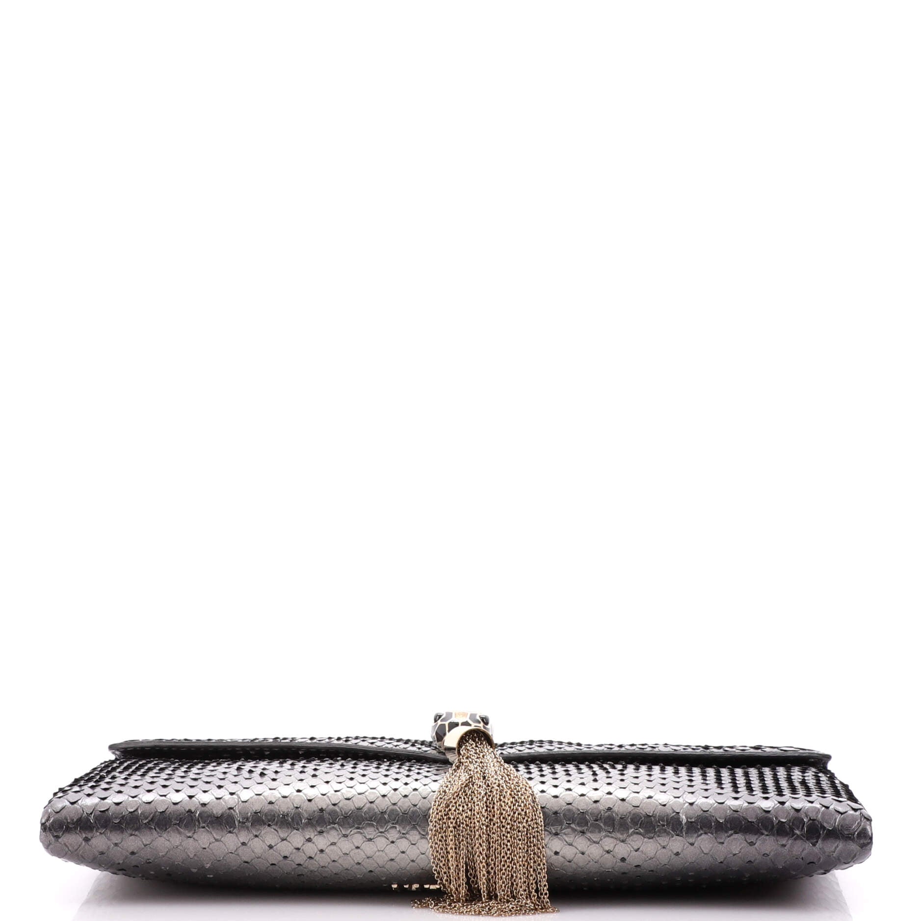 Bvlgari Serpenti Envelope Clutch Snakeskin - ShopStyle