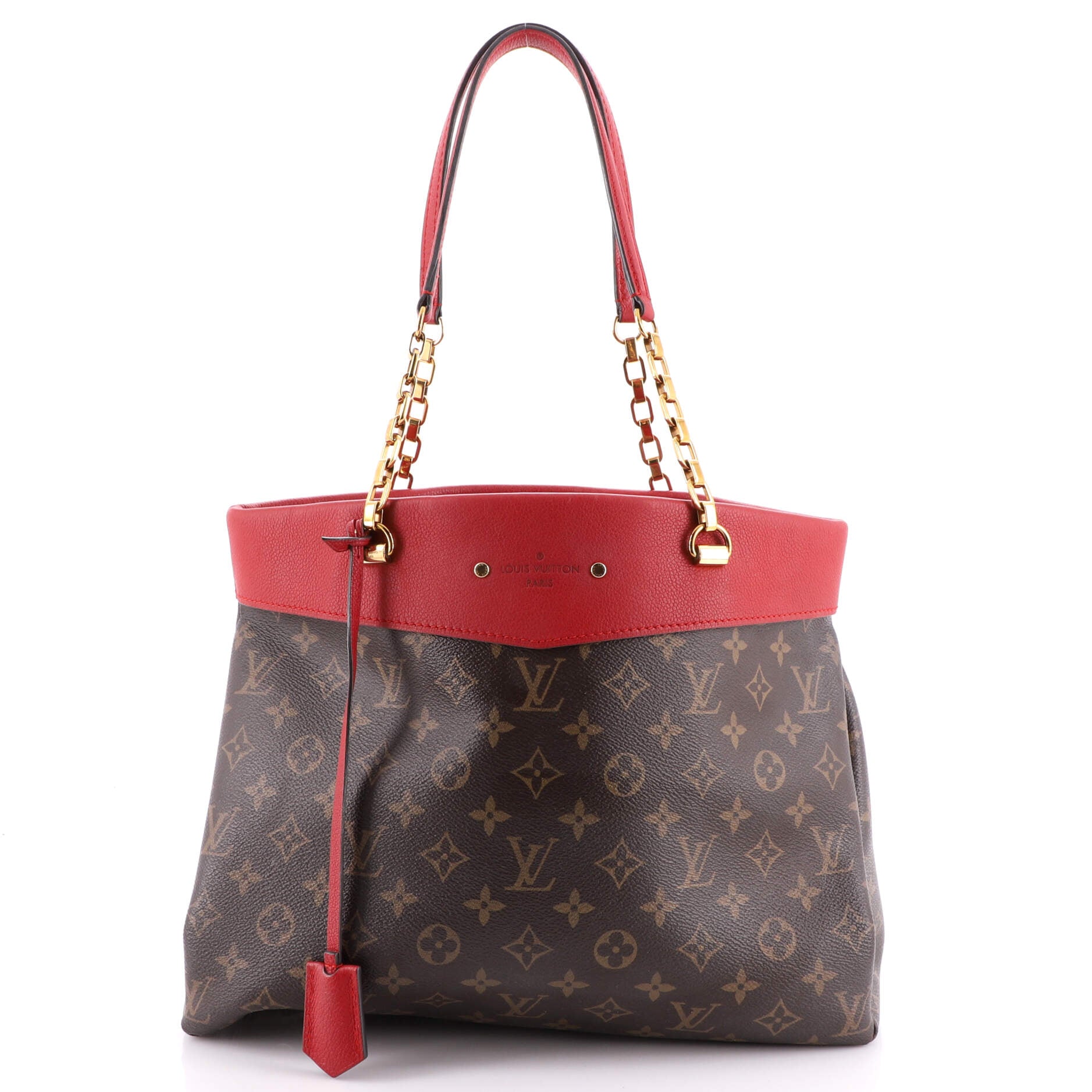 Brand NEW Louis Vuitton Nano Lockme Bucket Bag women's Calf Leather