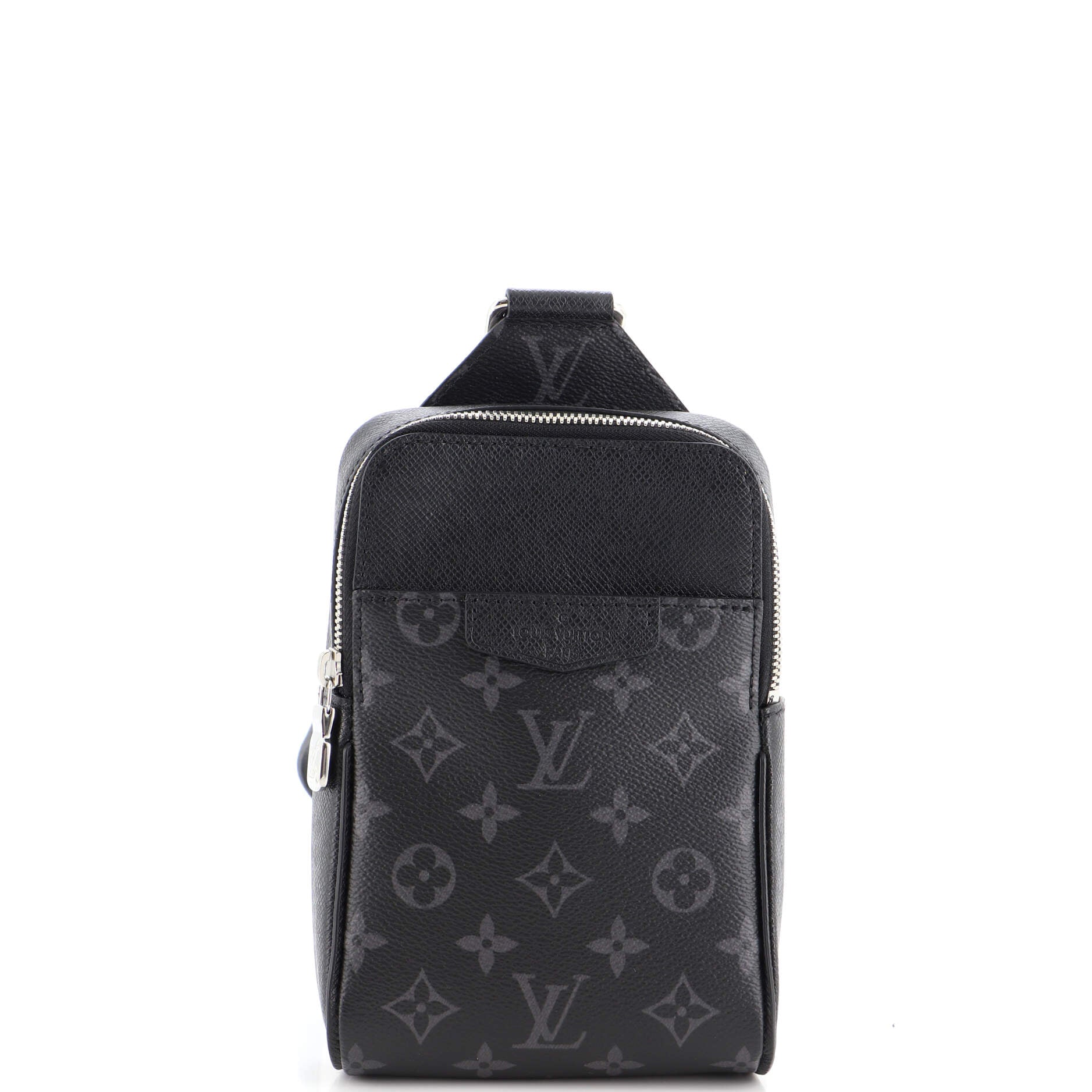 Louis Vuitton Monogram Shadow Racer Sling Bag - Black Backpacks