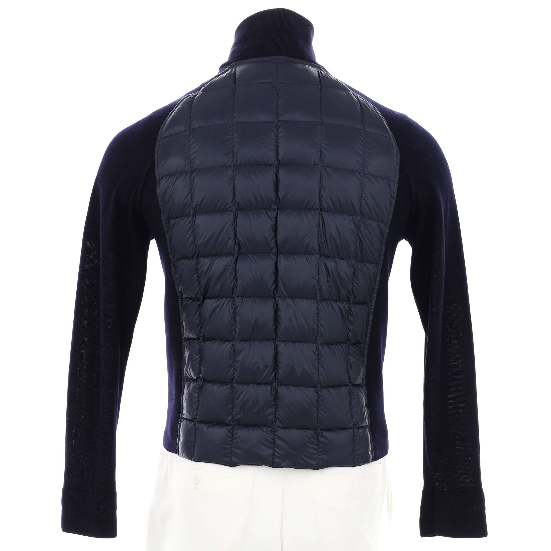 Louis Vuitton Black Nylon & Wool Blend Down Puffer Jacket