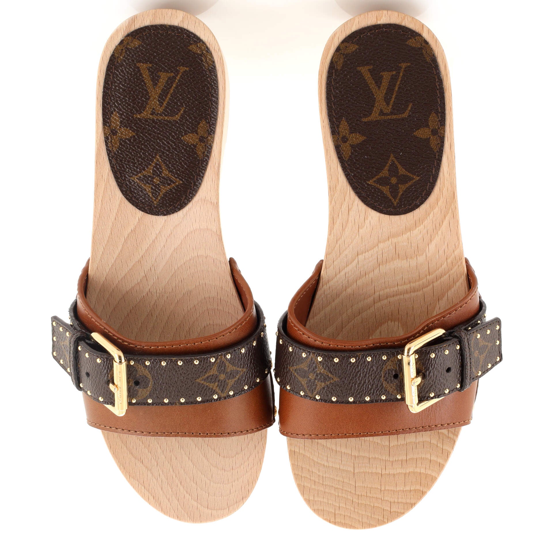 Louis Vuitton Monogram Cottage Mules