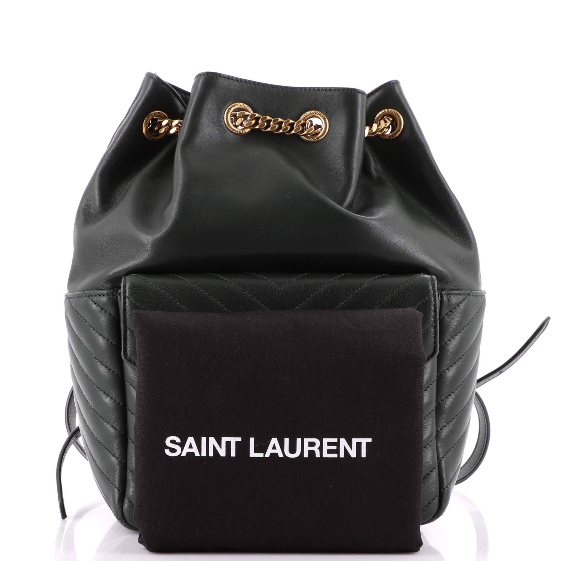 Saint Laurent Joe Mini YSL Lambskin Backpack