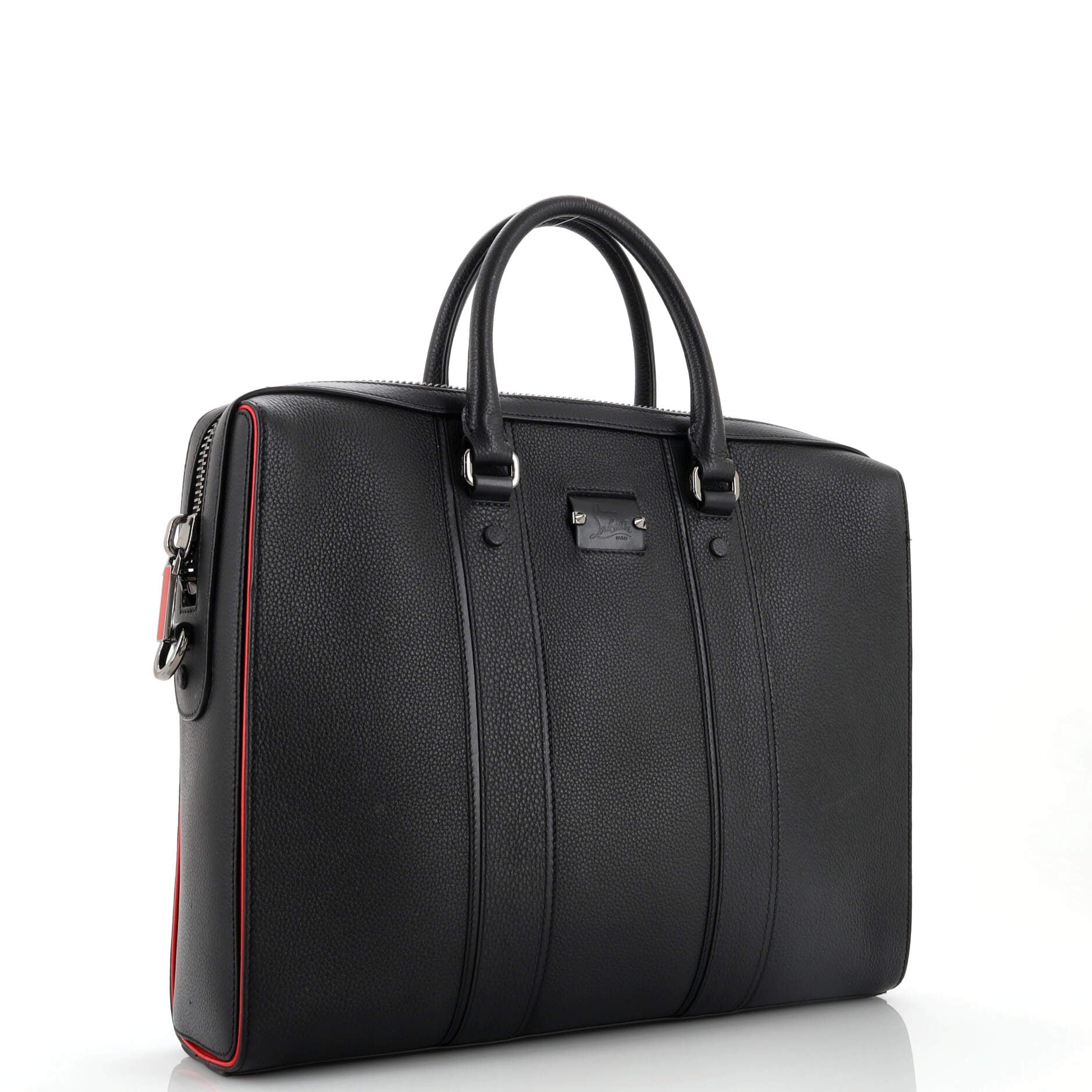 Christian Louboutin Streetwall Briefcase Leather | Smart Closet