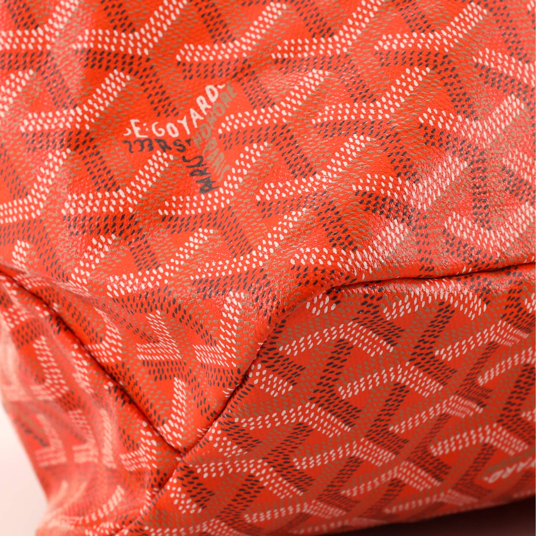 Goyard, Bags, Goyard Fidji Hobo Coated Canvas Orange