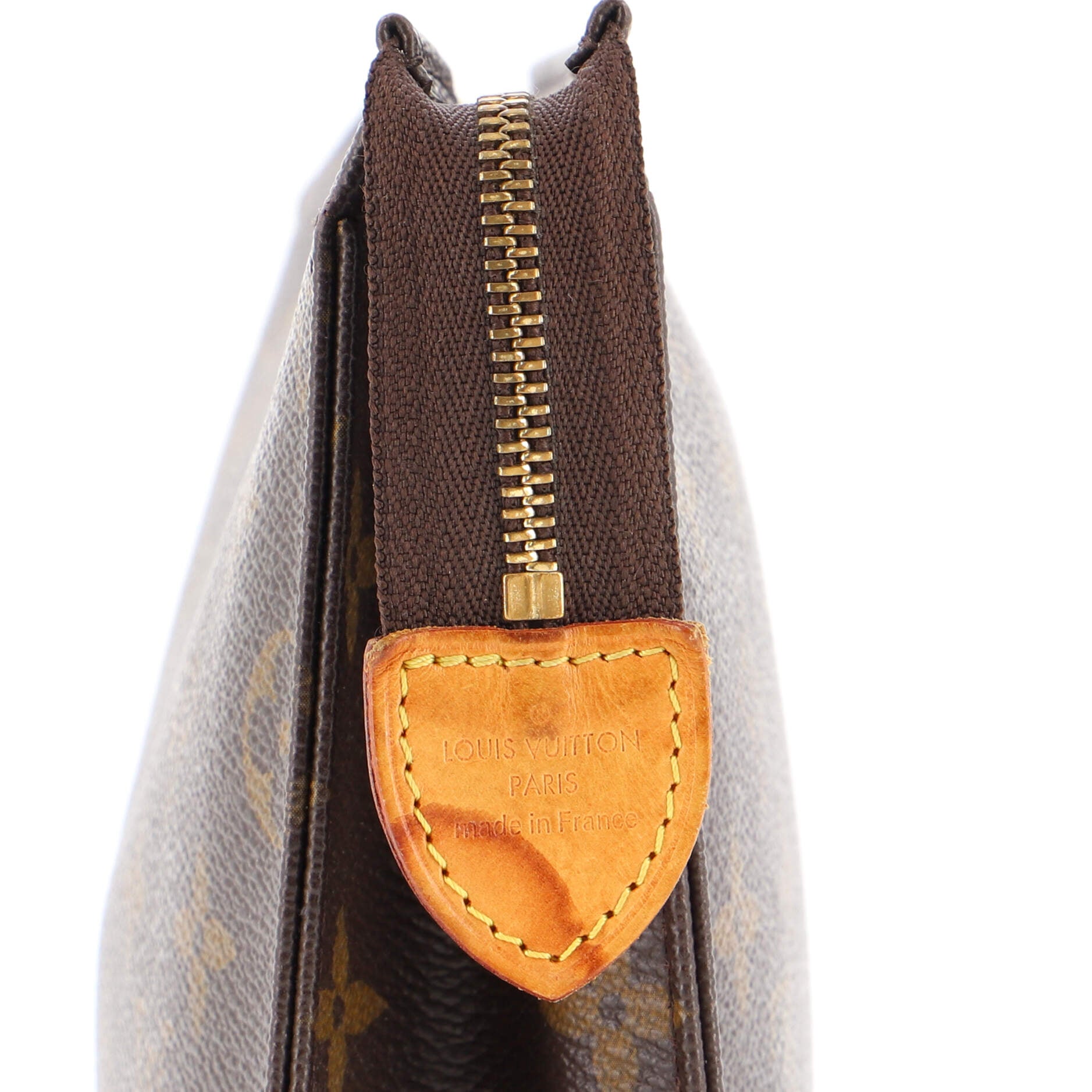 Louis Vuitton Double Zip Pochette Monogram Empreinte Leather with Python  Neutral 2353032